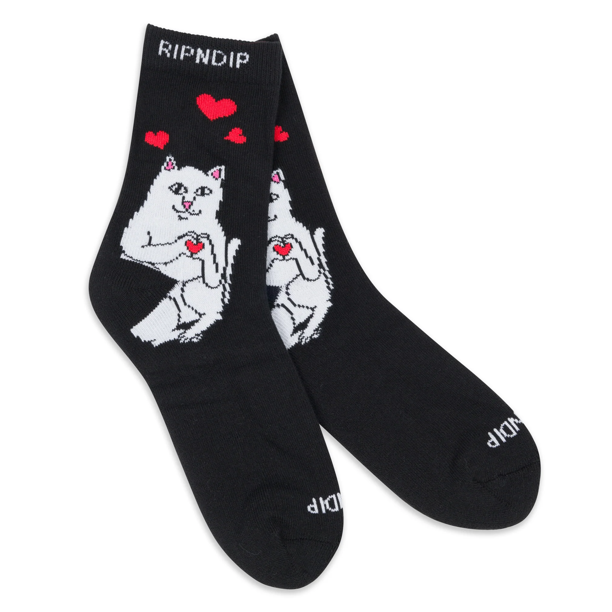 Nermal Loves Mid Socks (Black) - Image 2