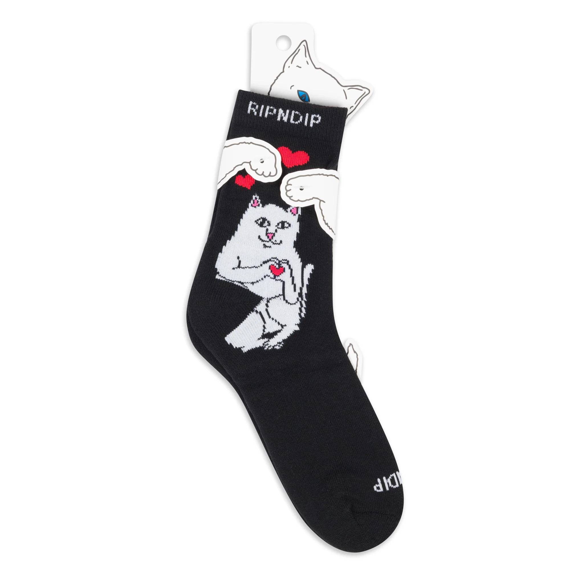 Nermal Loves Mid Socks (Black) - Image 3