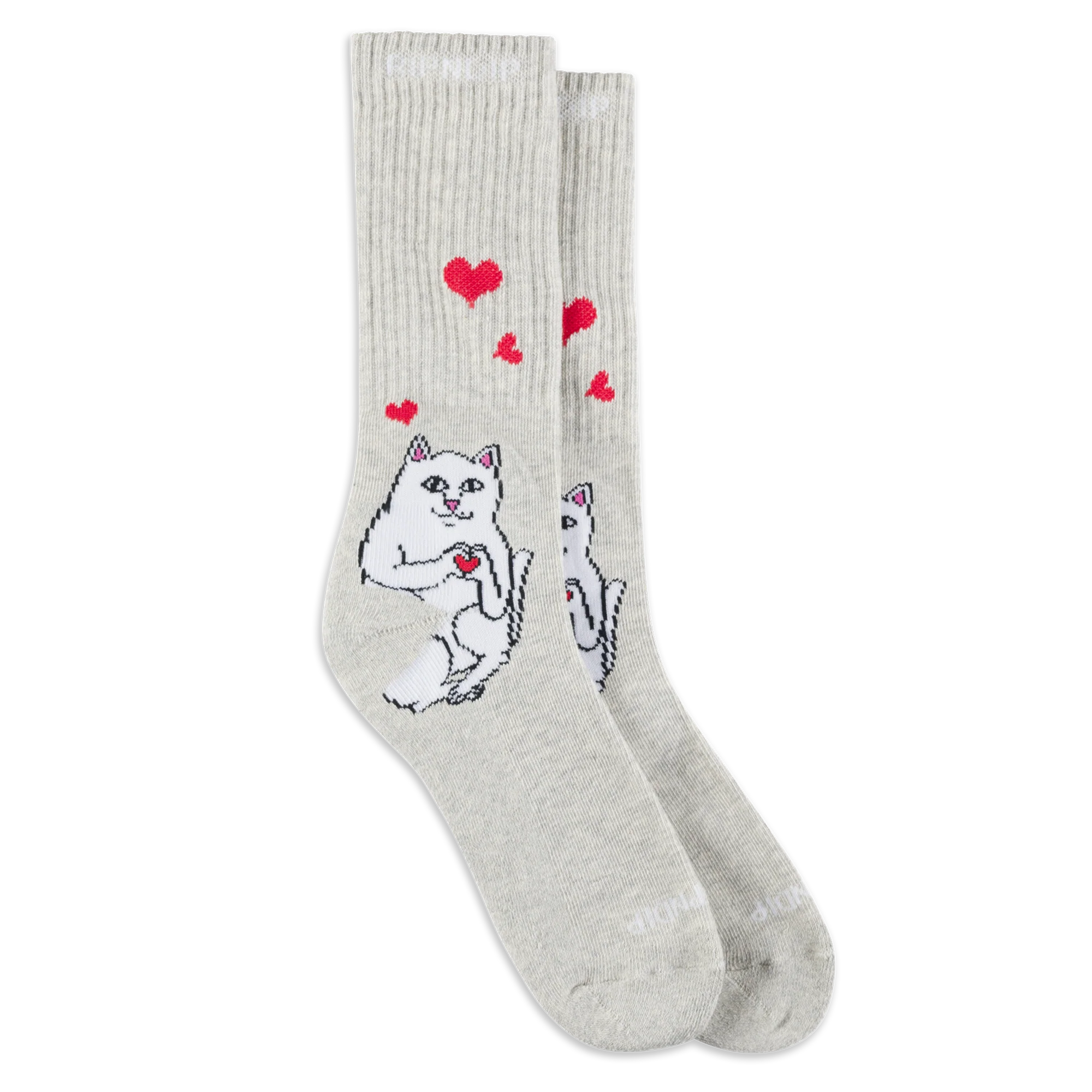 Nermal Loves Socks (Ash Heather)