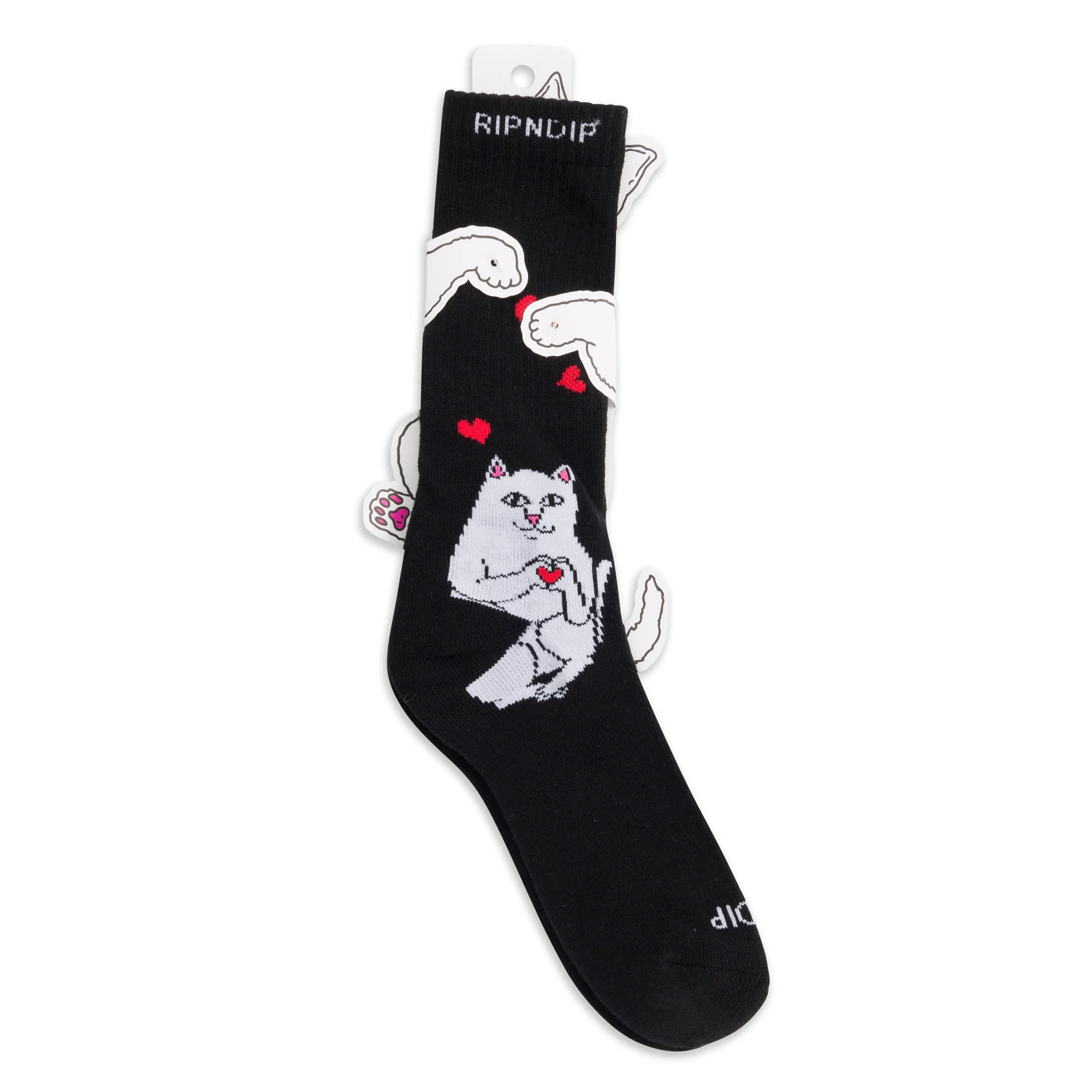 Nermal Loves Socks (Black) - Image 3