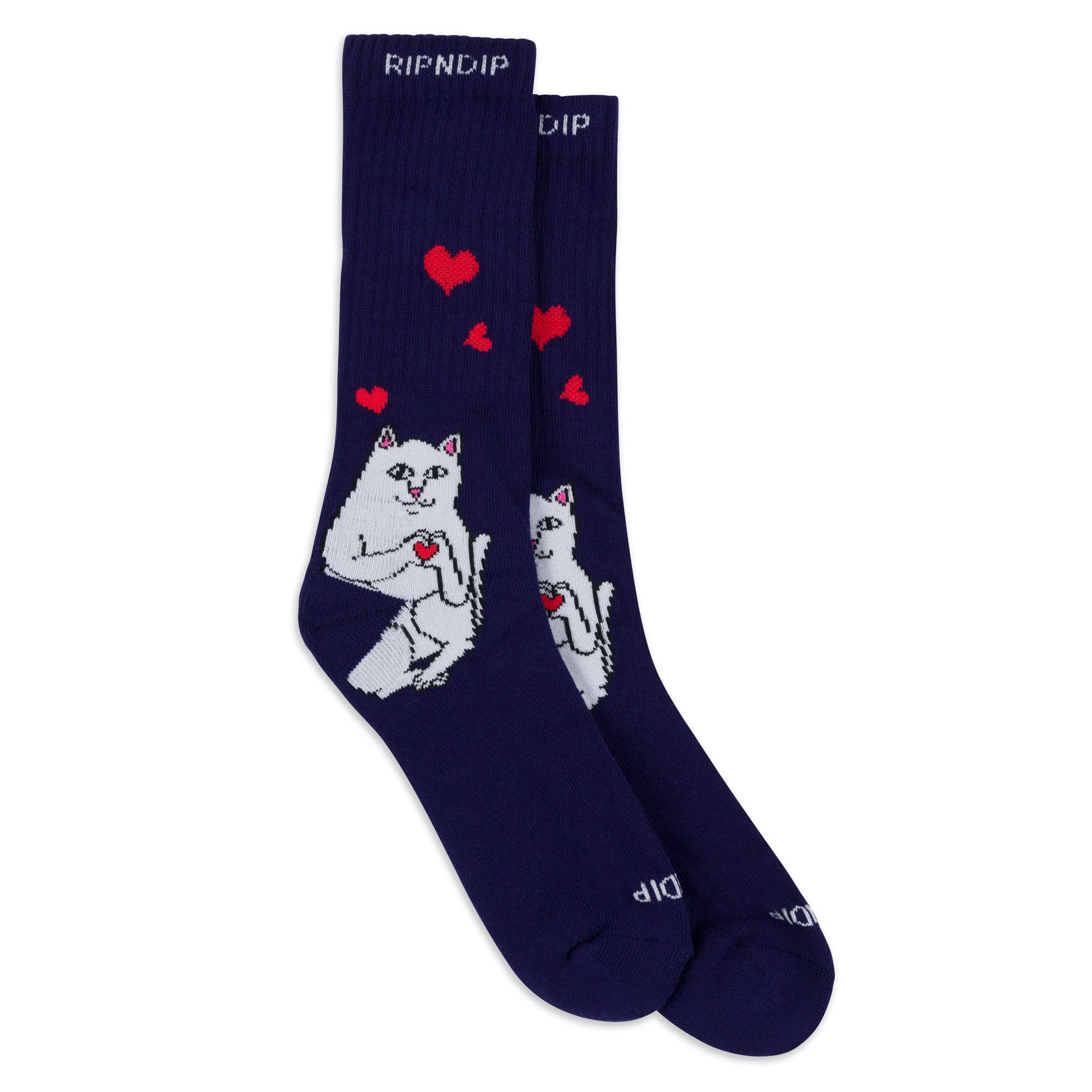 Nermal Loves Socks (Navy)