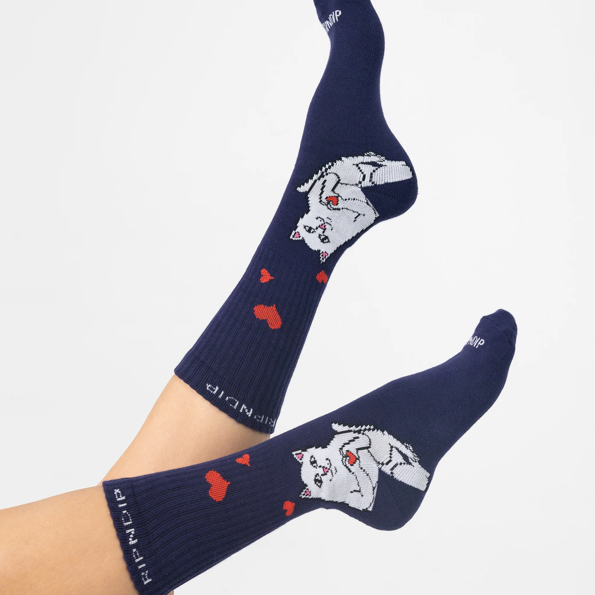 Nermal Loves Socks (Navy) - Image 2