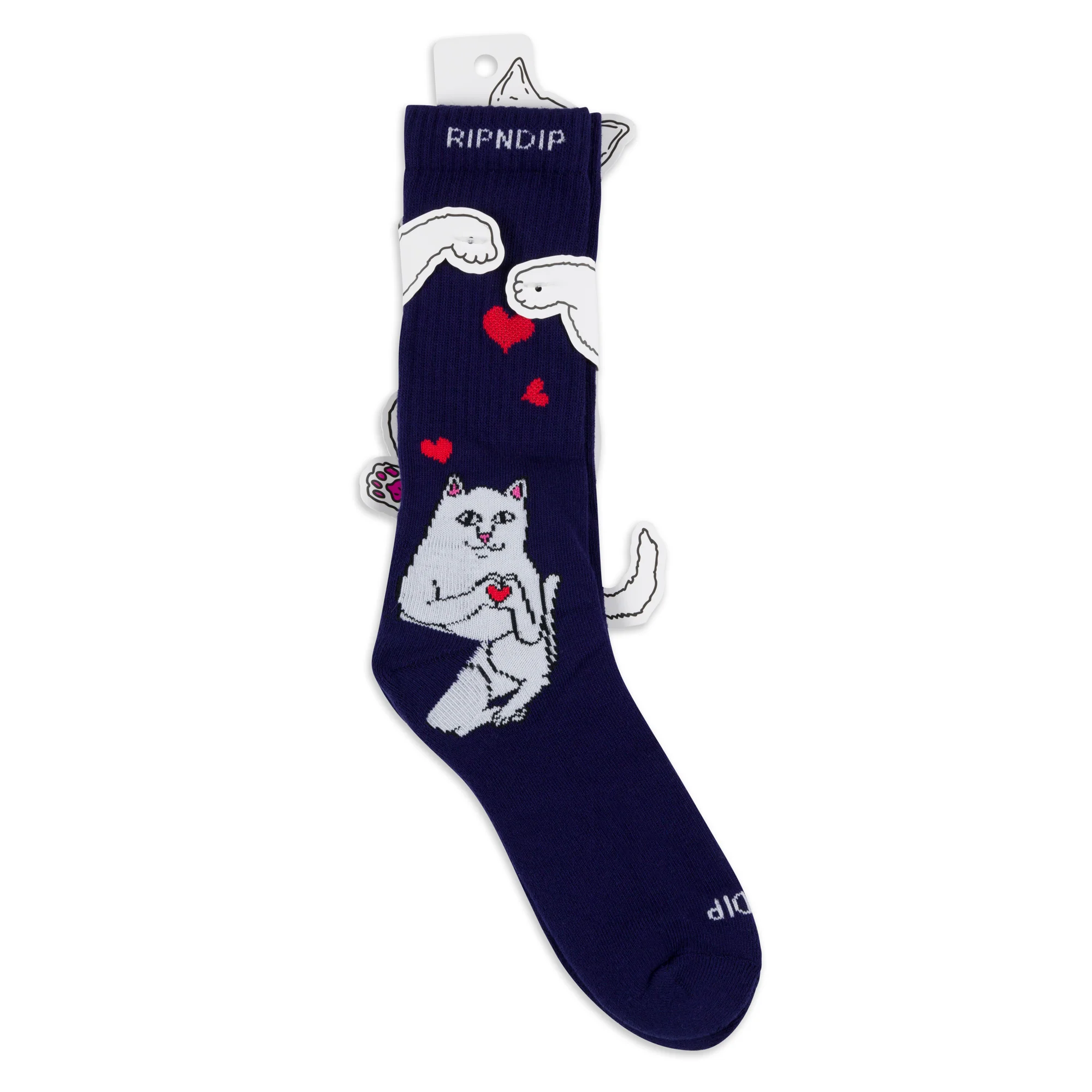 Nermal Loves Socks (Navy) - Image 4