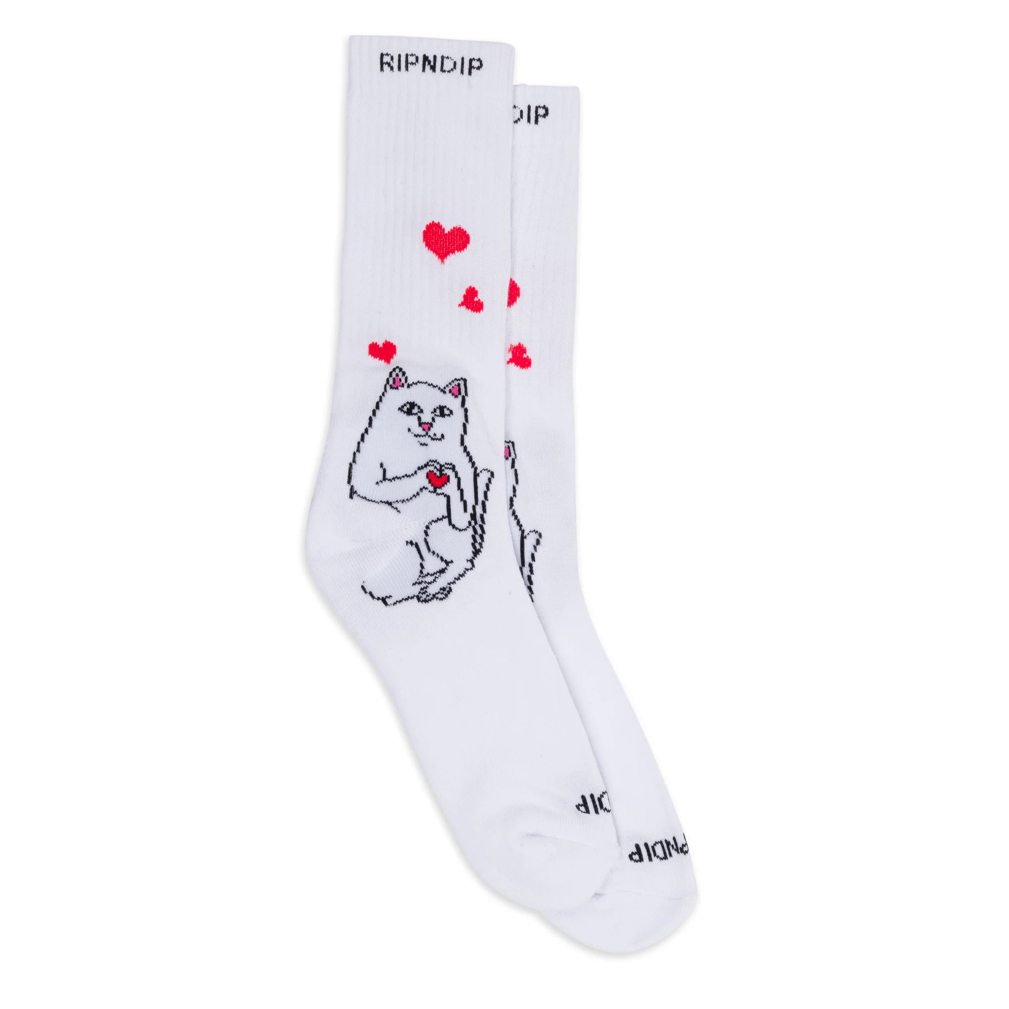Nermal Loves Socks (White)