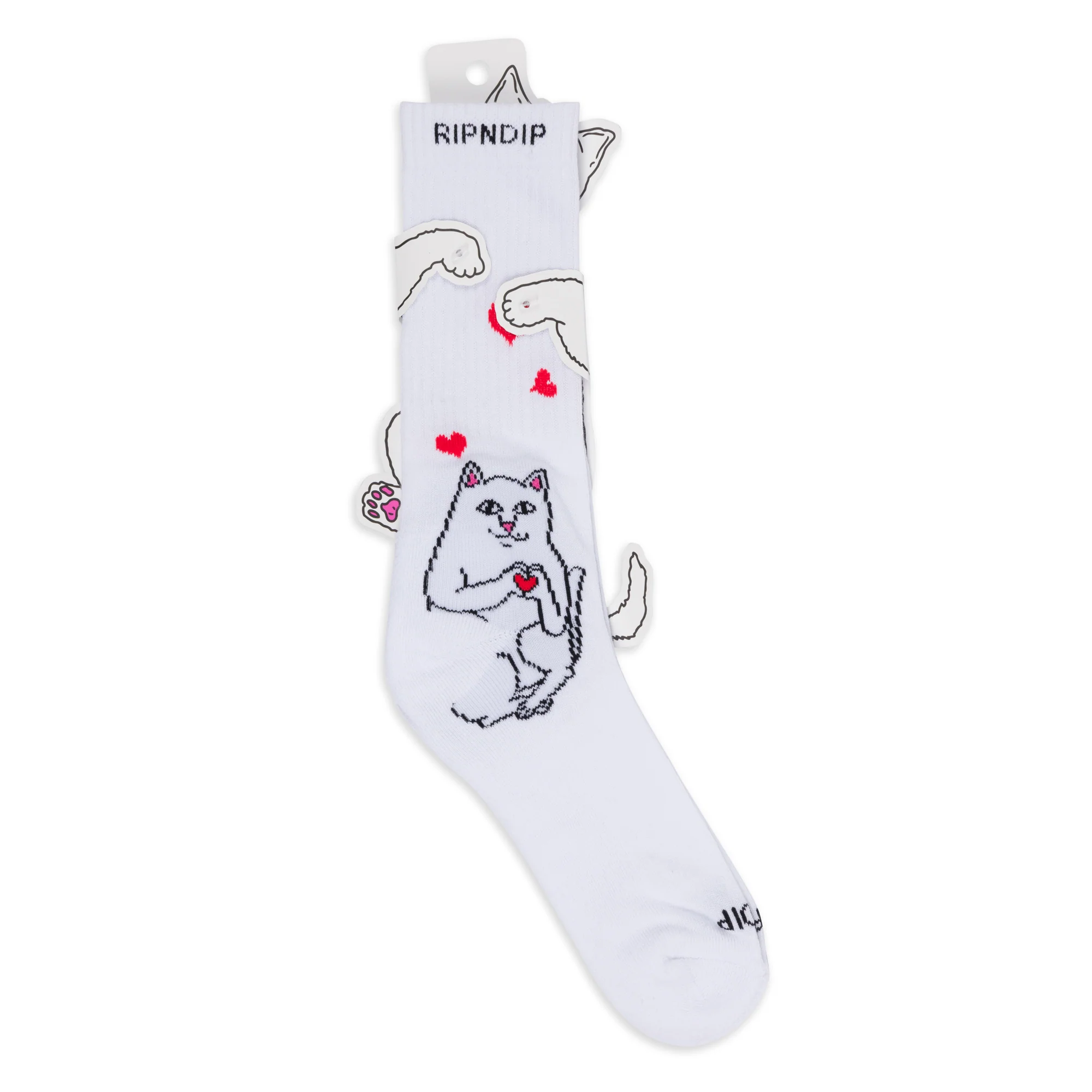 Nermal Loves Socks (White) - Image 3