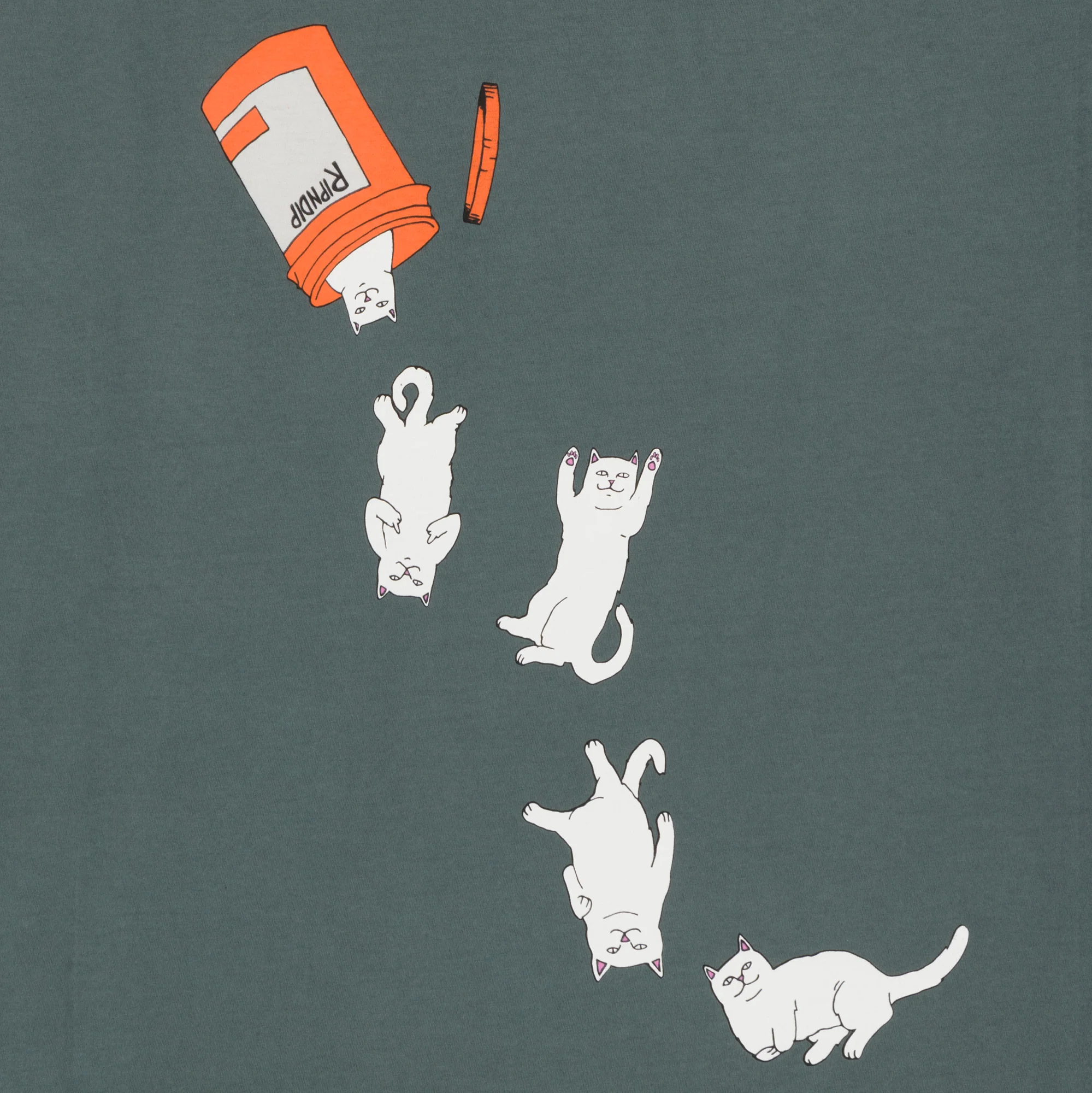 Nermal Pills Tee (Charcoal) - Image 4