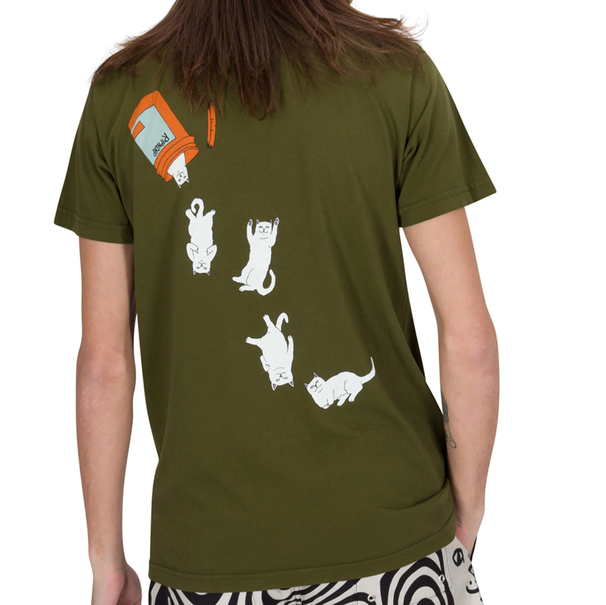 Nermal Pills Tee (Military Green) - Image 2