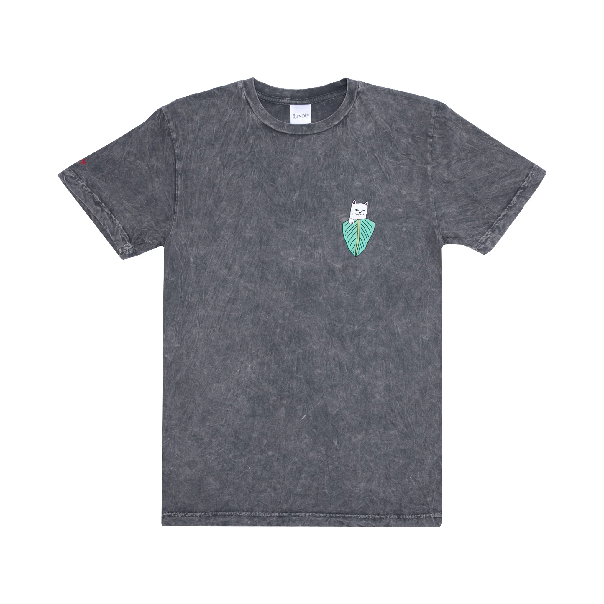 Nermal Portrait Tee (Charcoal Mineral Wash) - Image 2