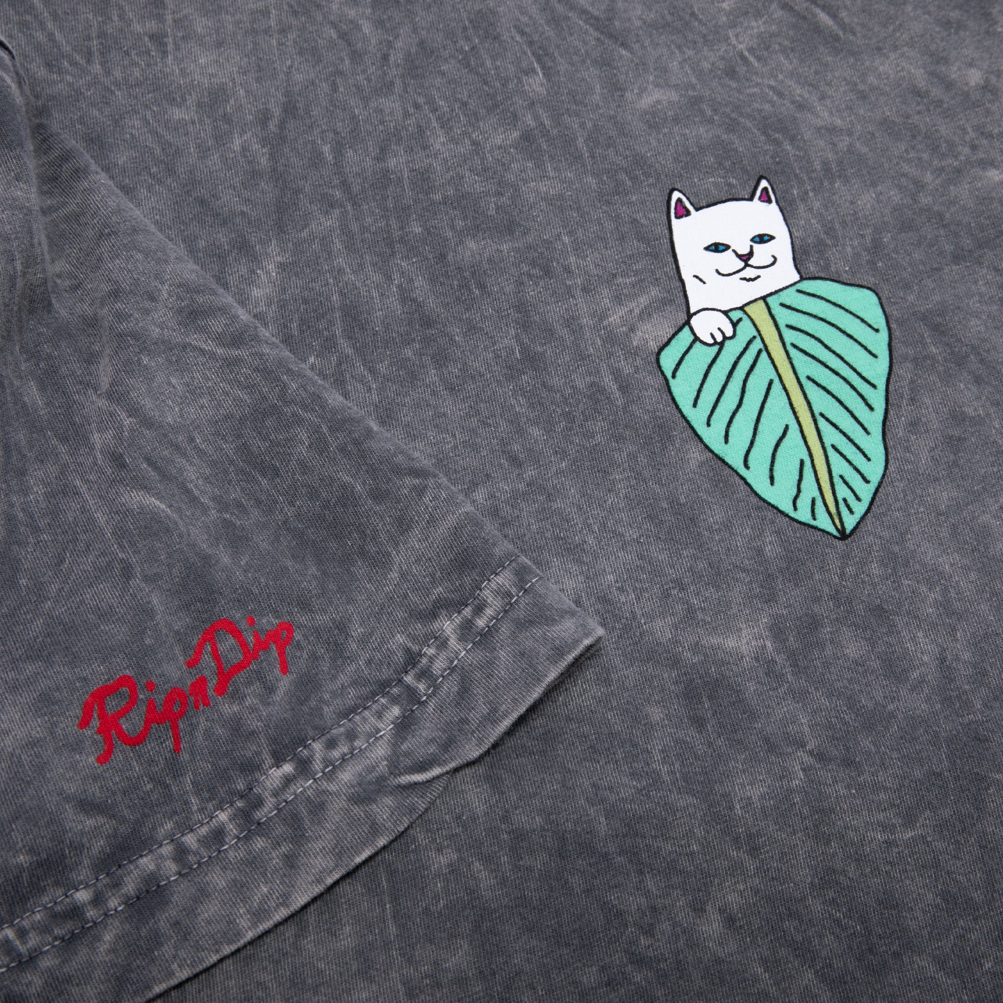 Nermal Portrait Tee (Charcoal Mineral Wash) - Image 3