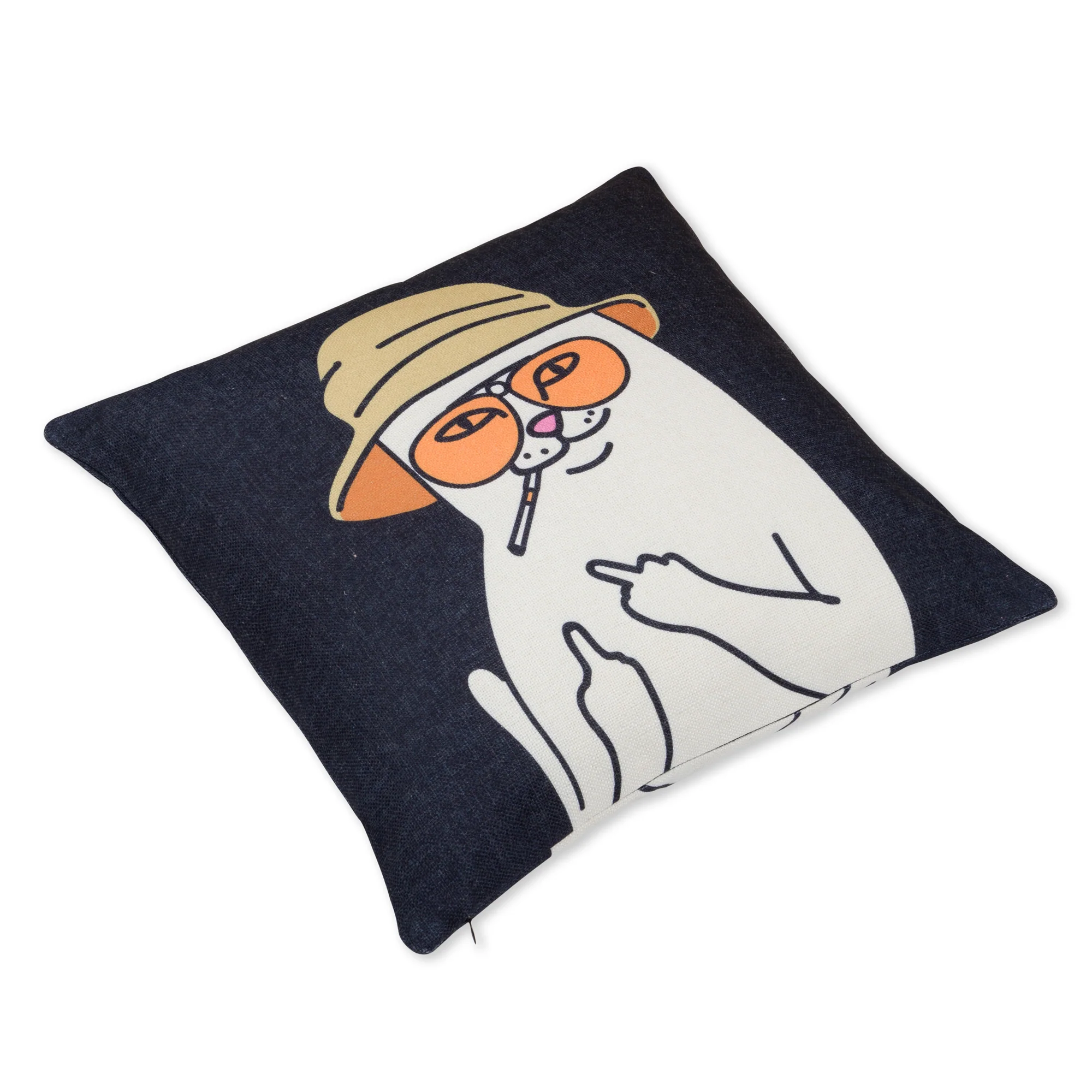 Nermal S Thompson Jacquard Pillow (Black) - Image 2