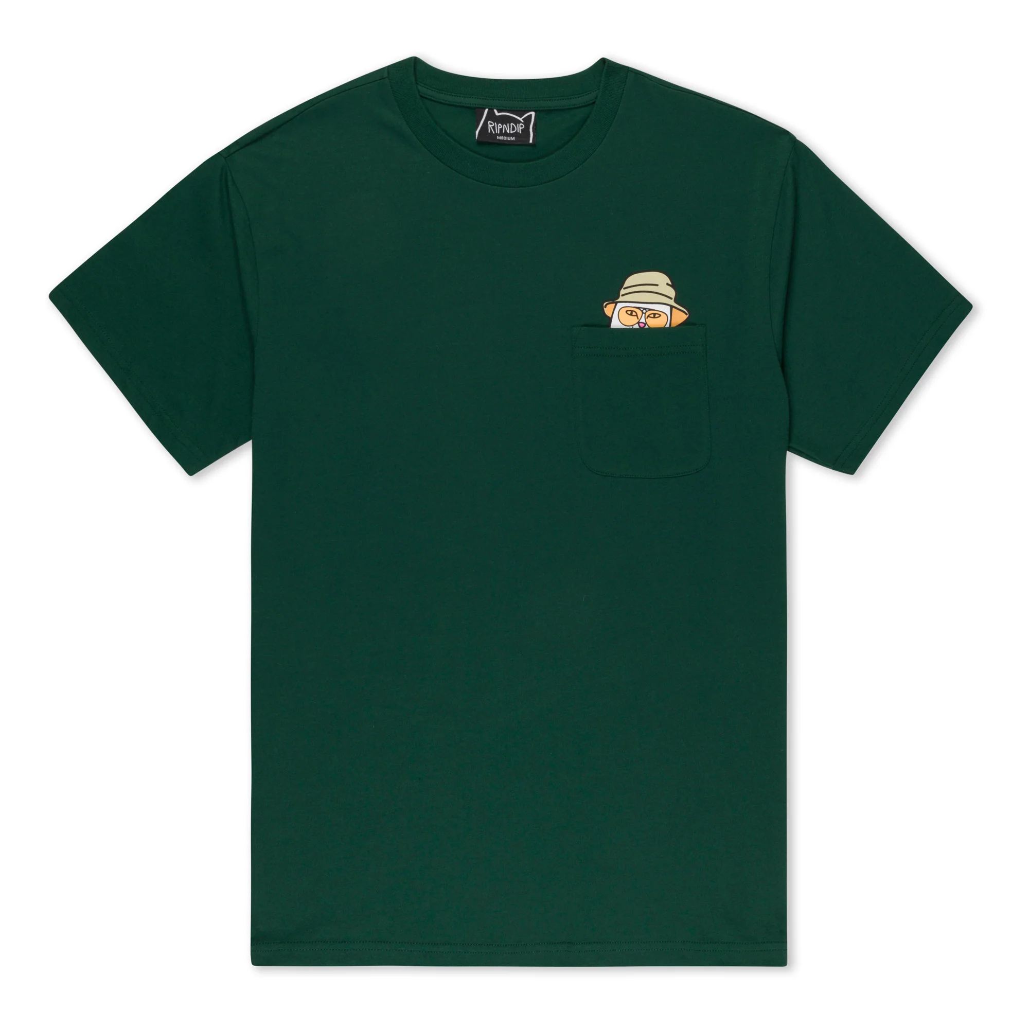 Nermal S Thompson Pocket Tee (Hunter Green) - Image 3