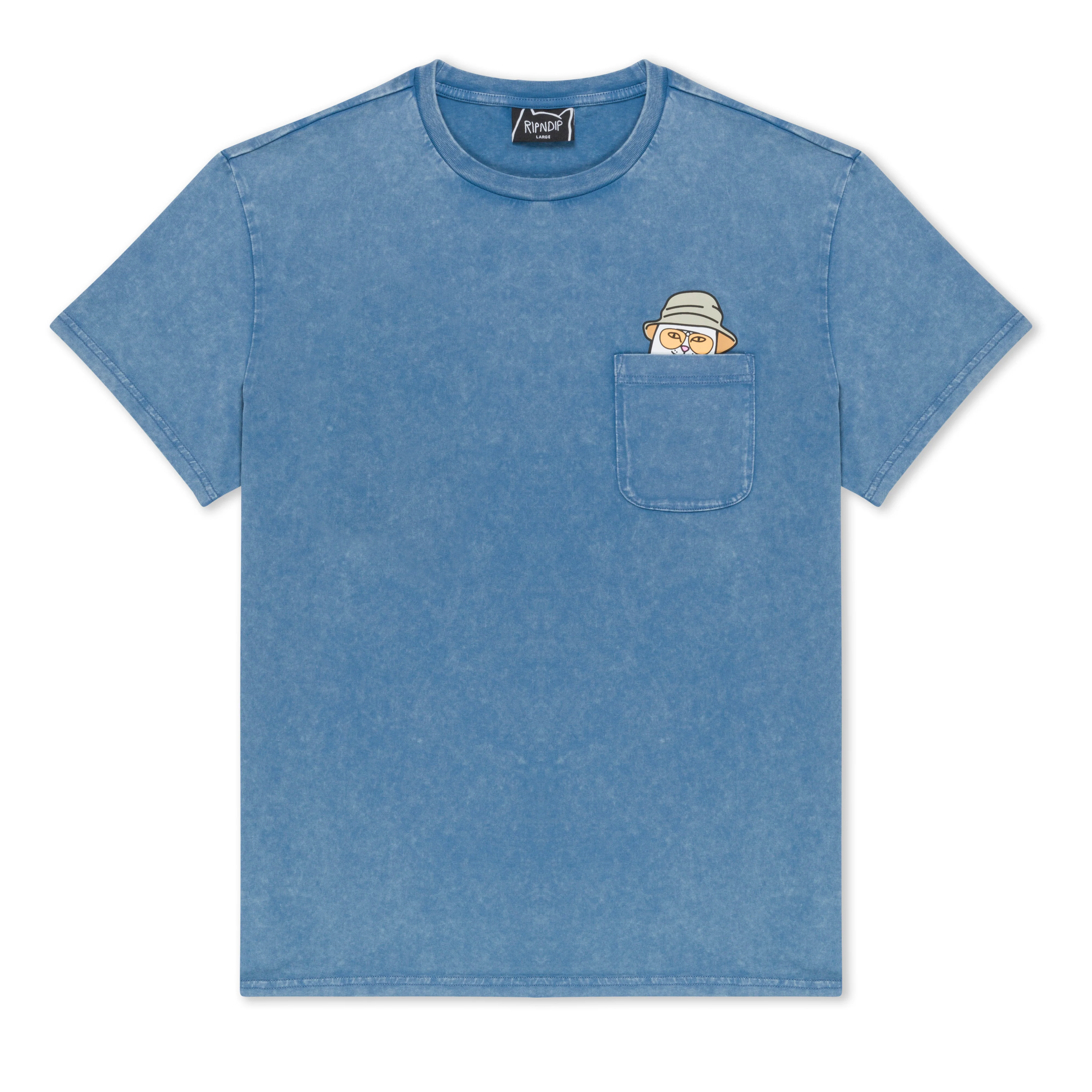 Nermal S Thompson Pocket Tee (Slate Mineral Wash) - Image 4