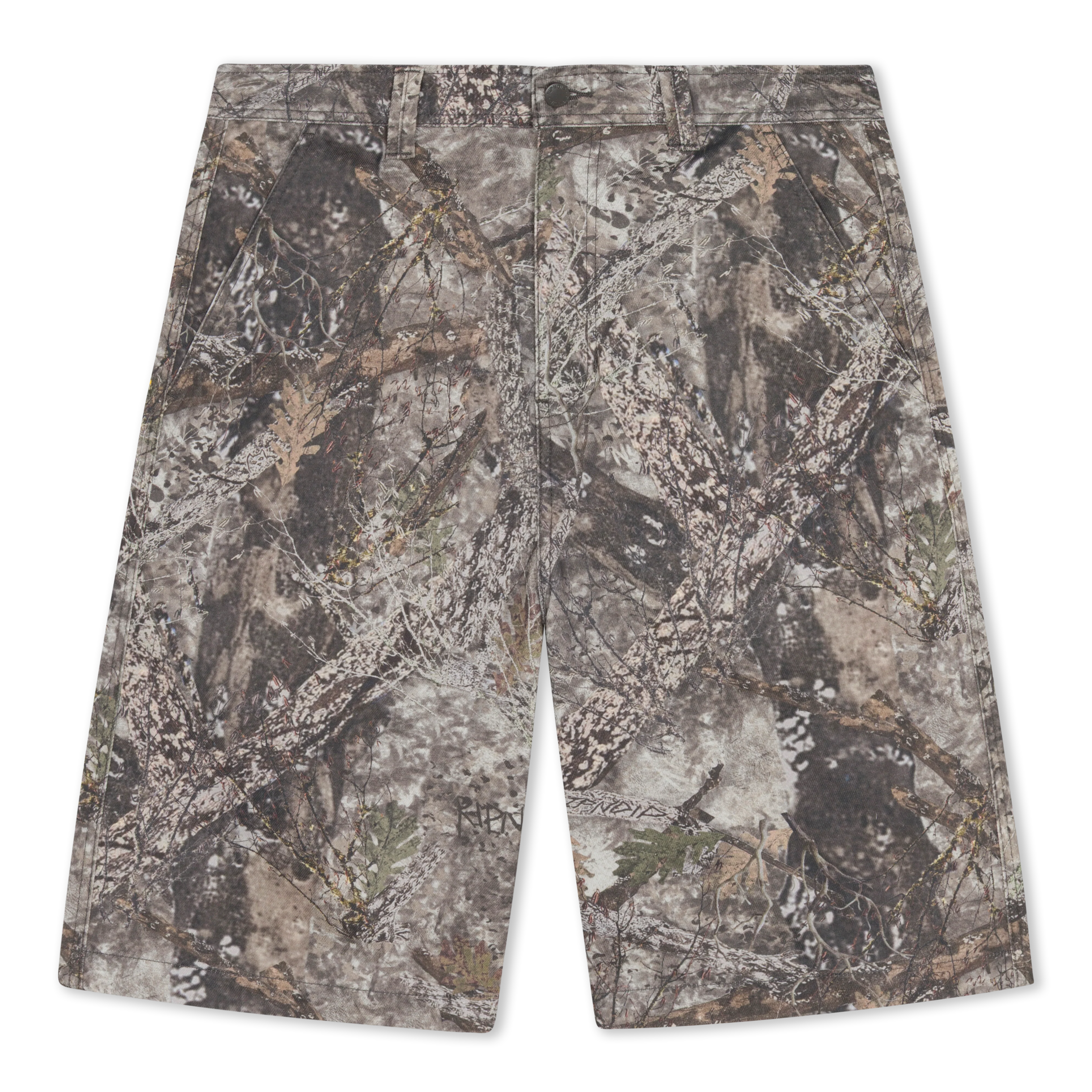 Nermal Tree Camo Baggy Denim Shorts (Nerm Tree Camo)