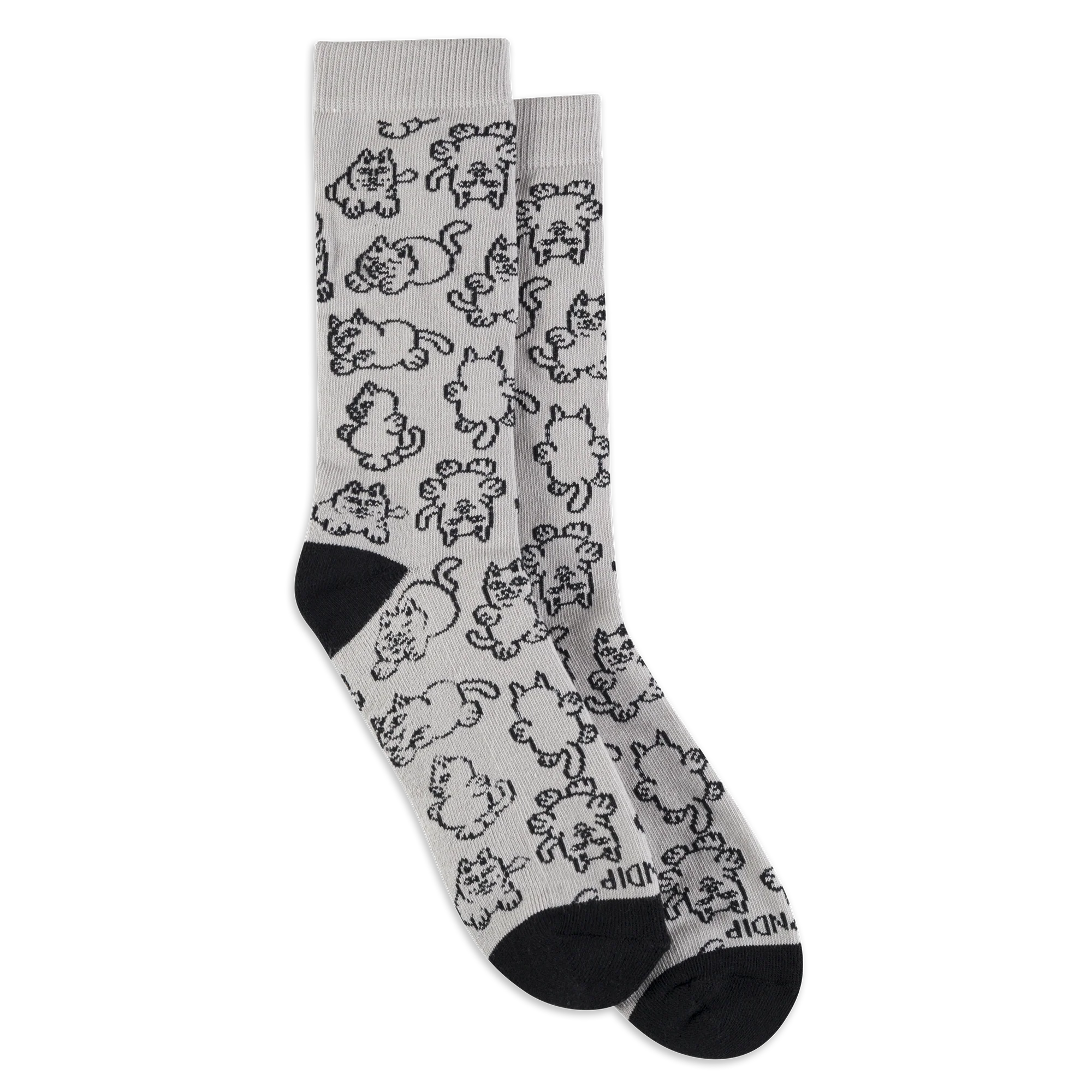 Nermie Buddies Socks (Heather Grey)