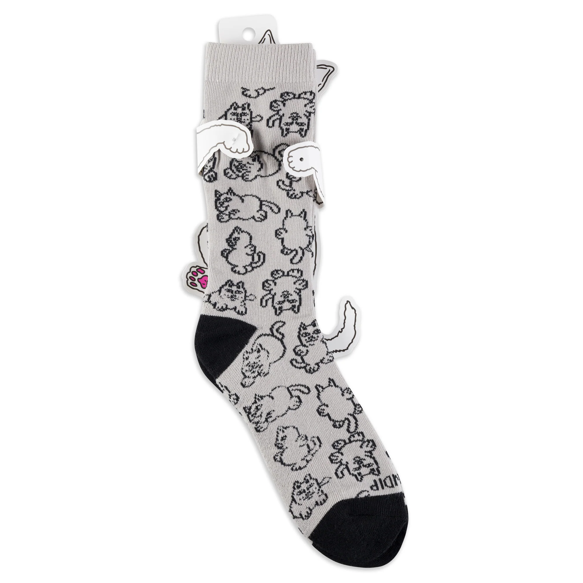 Nermie Buddies Socks (Heather Grey) - Image 3