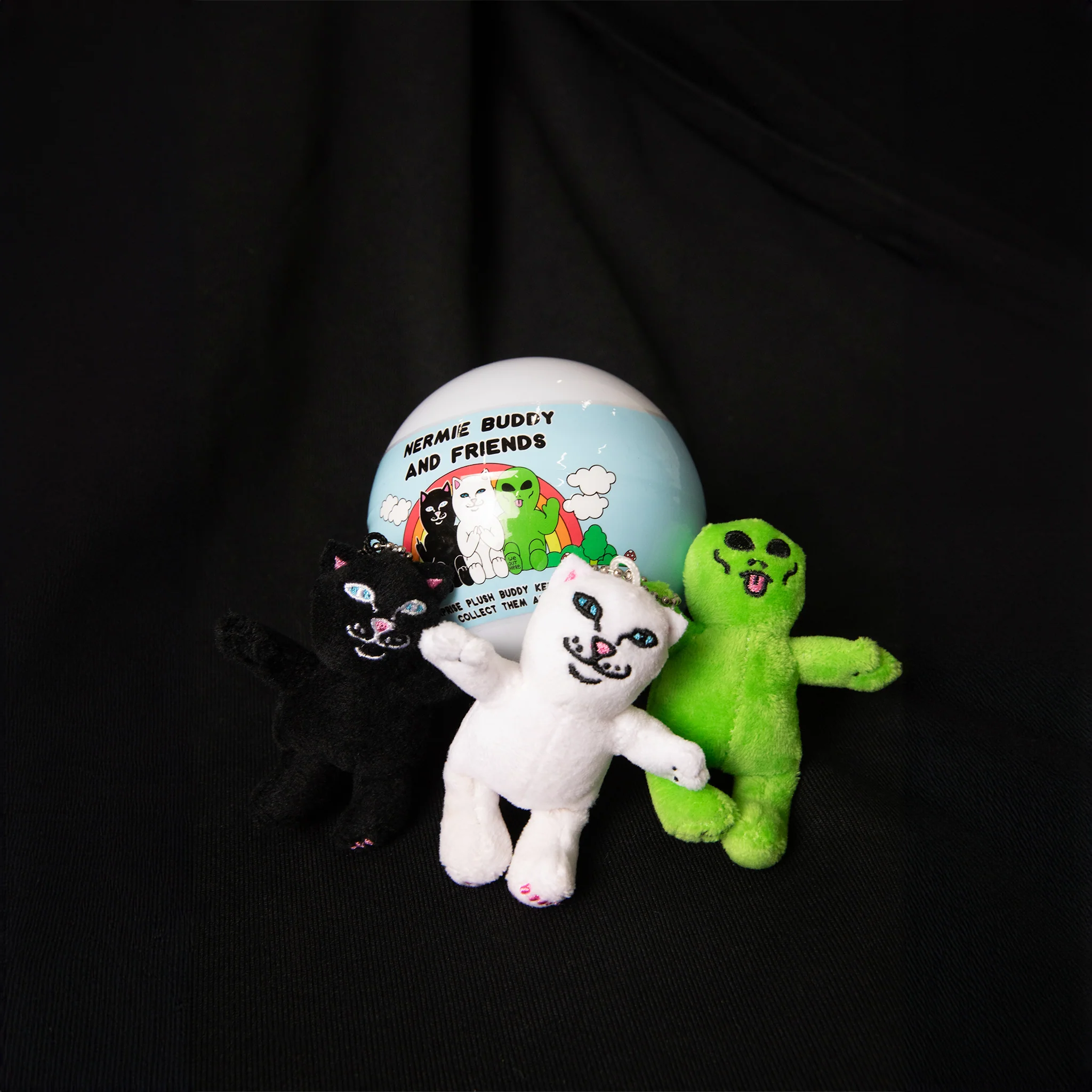 Nermie Buddy And Friends Plush Keychains (Multi) - Image 2