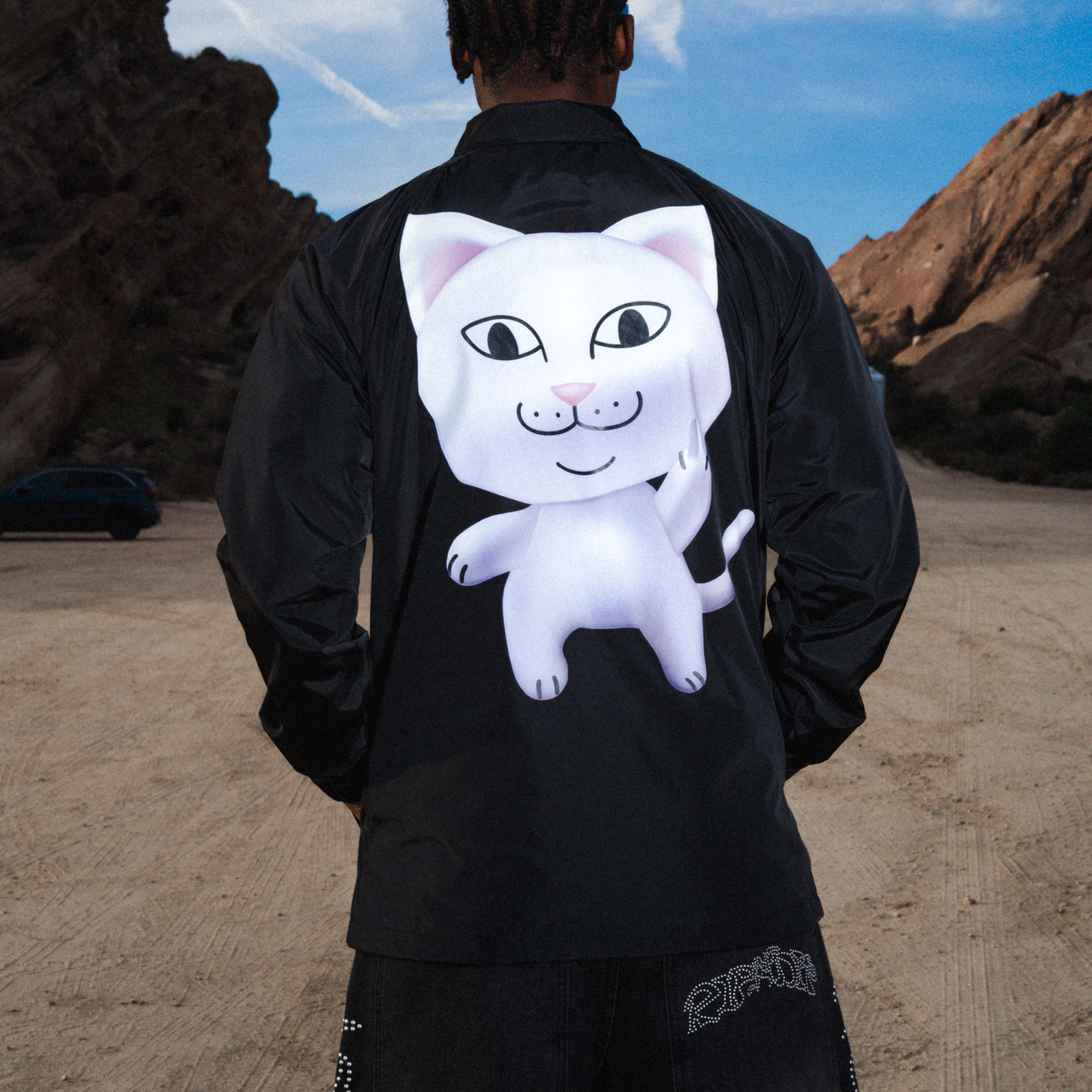 Nermii Coaches Jacket (Black) - Image 2