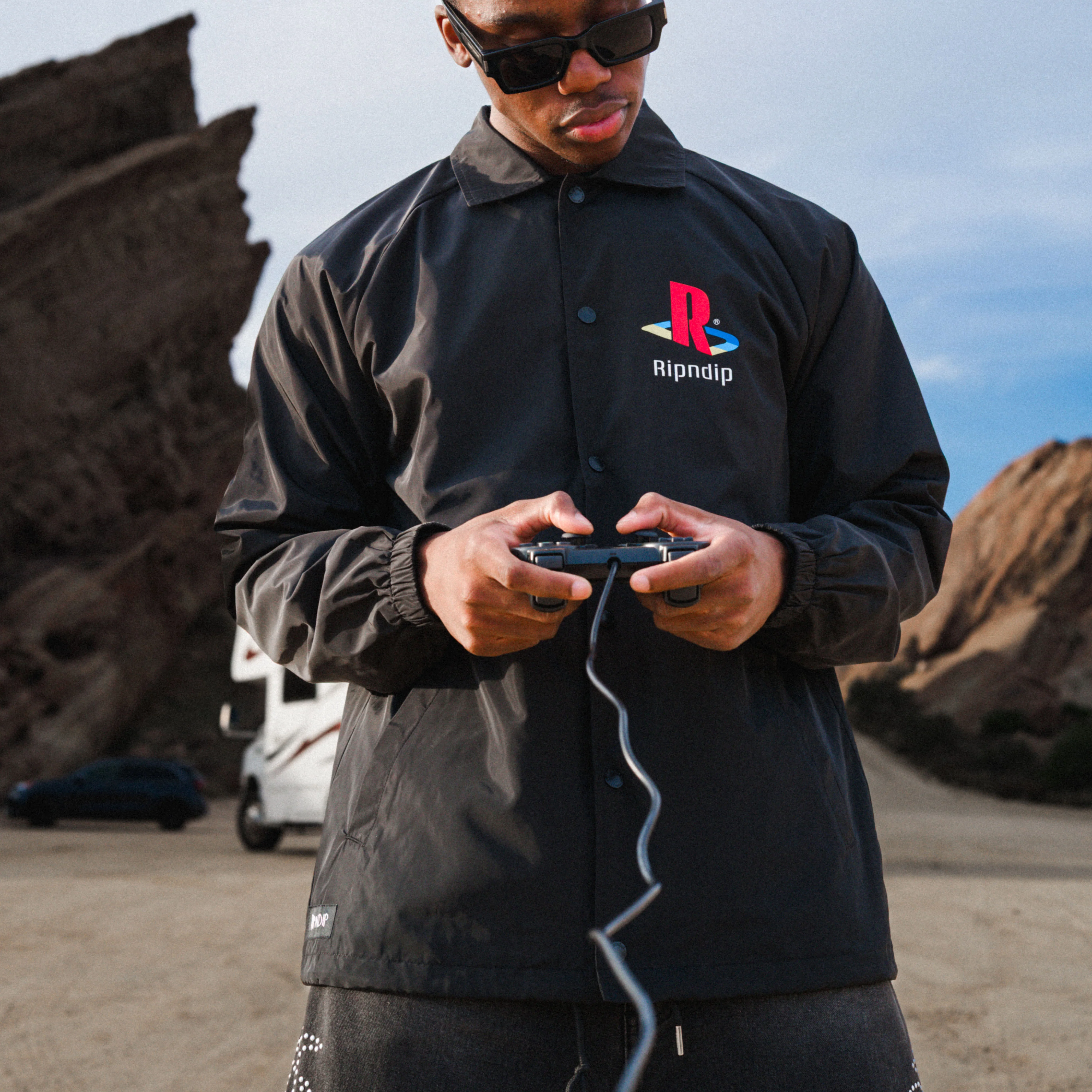 Nermii Coaches Jacket (Black) - Image 3