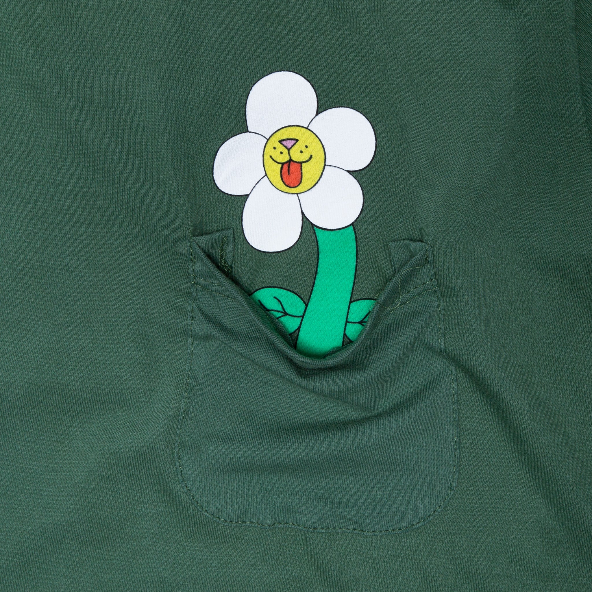 Nerms Of A Feather Pocket Tee (Olive) - Image 5