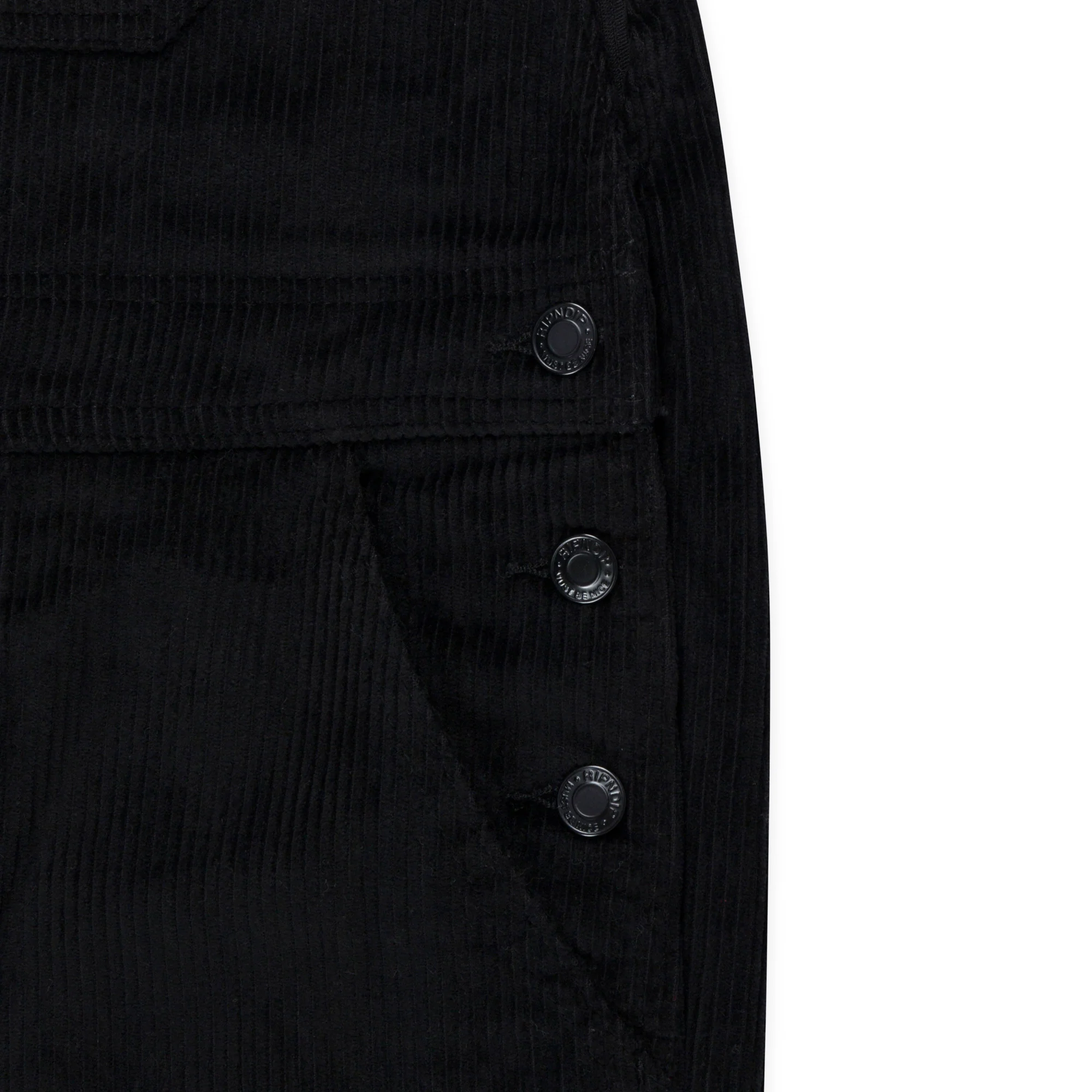 Nermy Buddy Corduroy Overalls (Black) - Image 6
