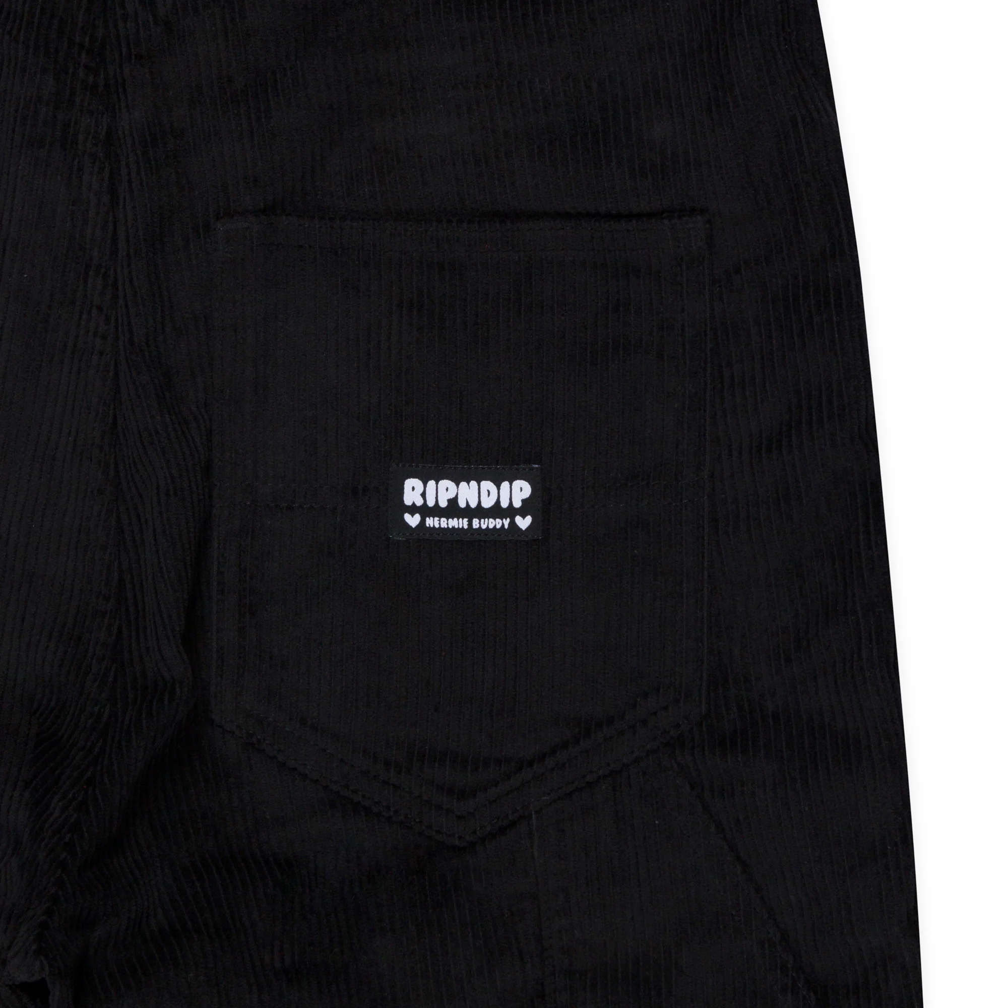 Nermy Buddy Corduroy Overalls (Black) - Image 8
