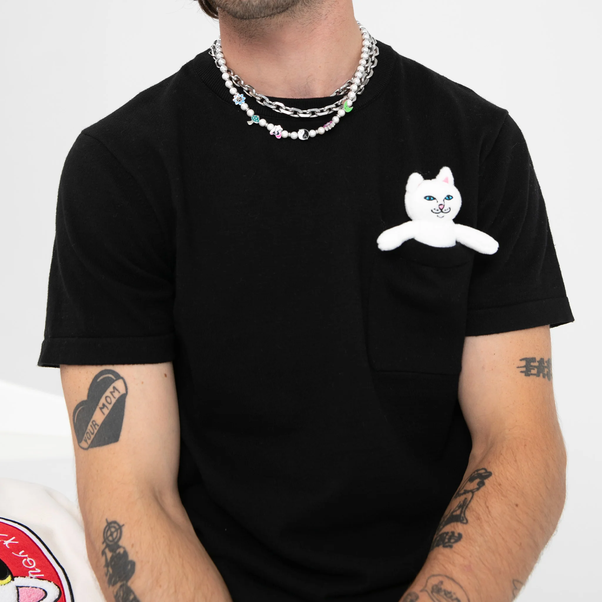 Nermy Buddy Pocket Tee (Black) - Image 2