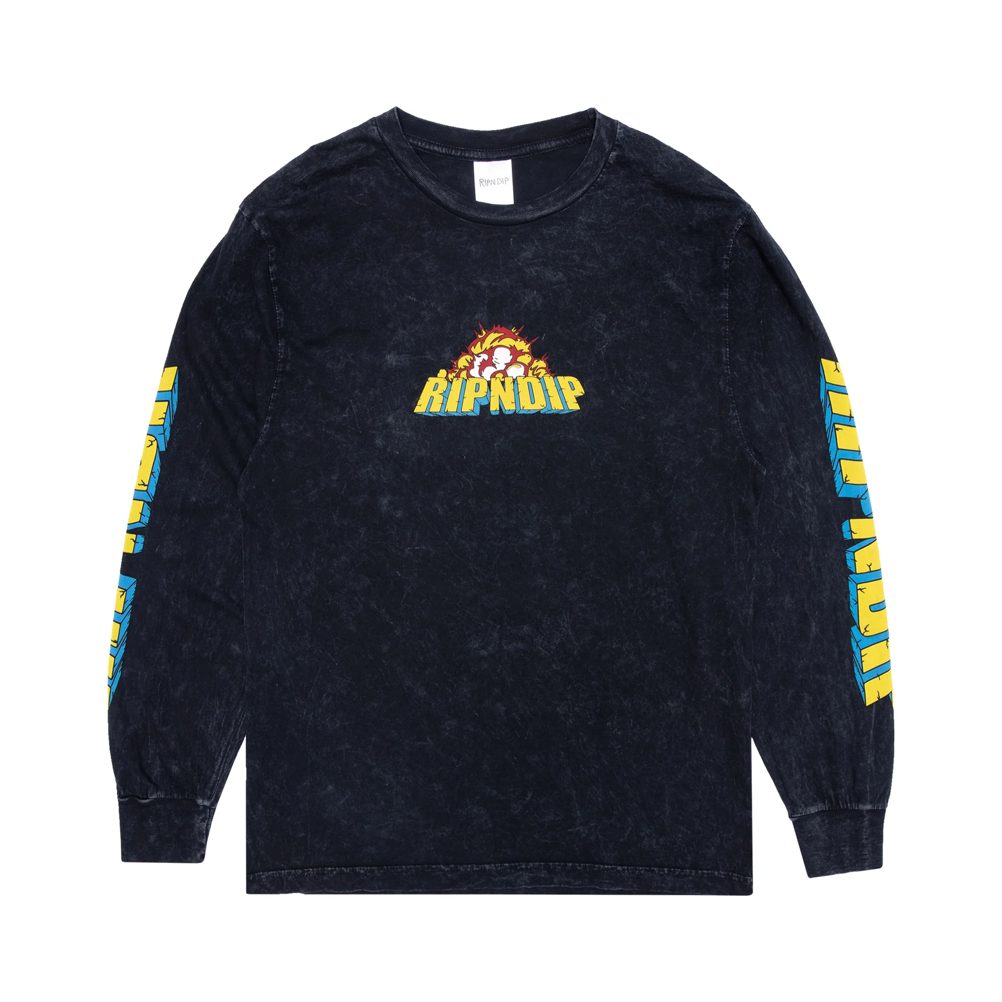 Nermzilla Long Sleeve (Black Mineral Wash) - Image 3