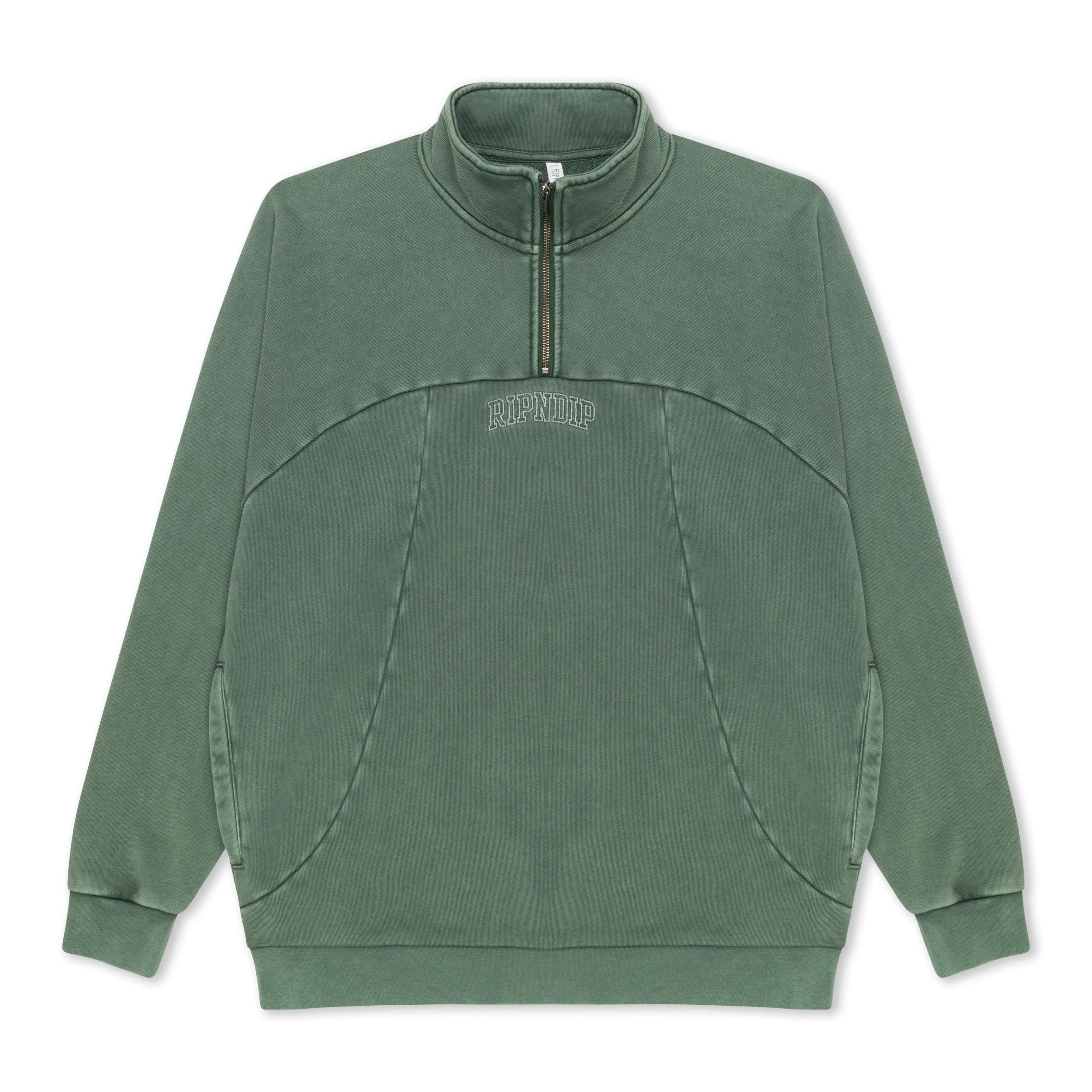 Night Quarter Zip Sweatshirt (Dusty Pine)