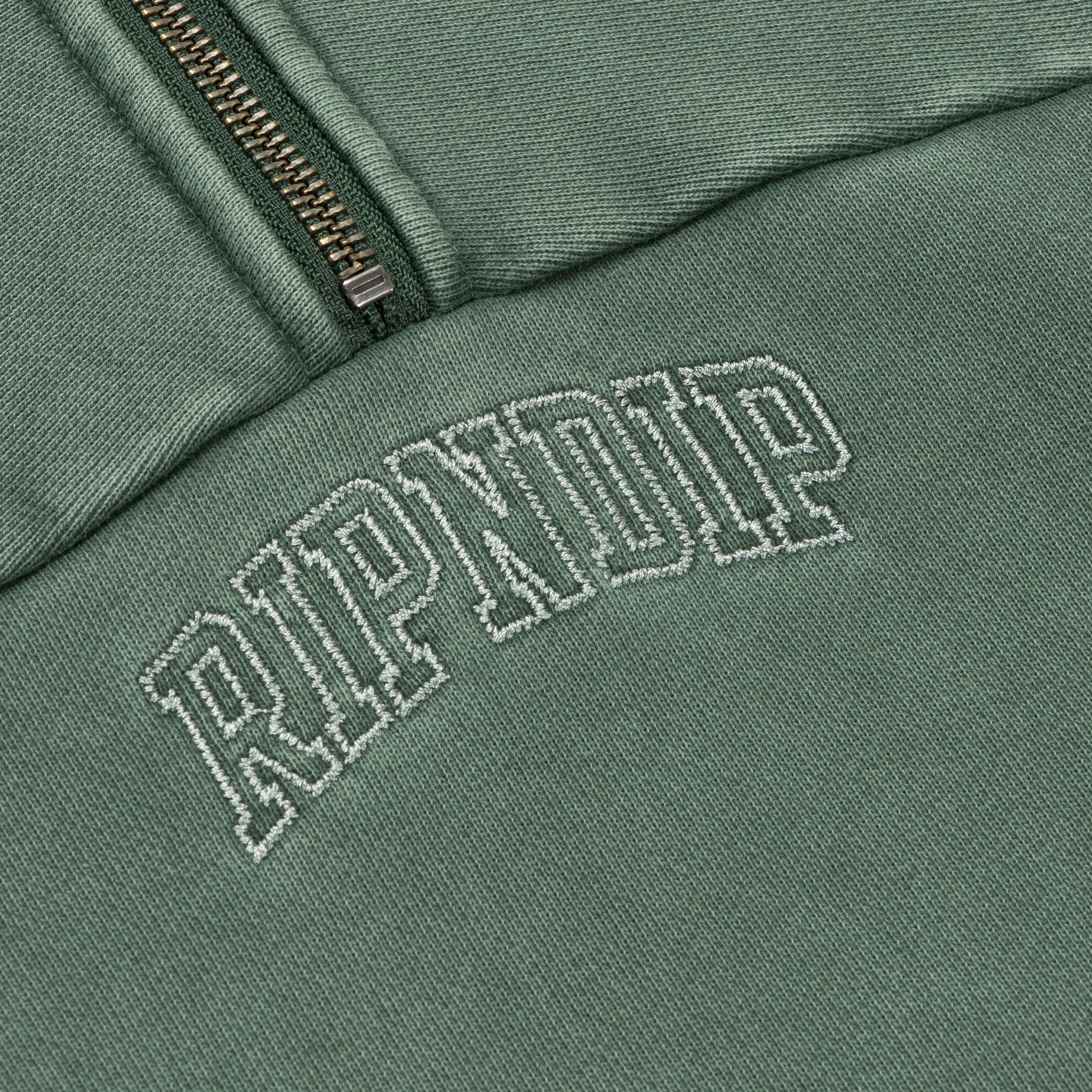 Night Quarter Zip Sweatshirt (Dusty Pine) - Image 5