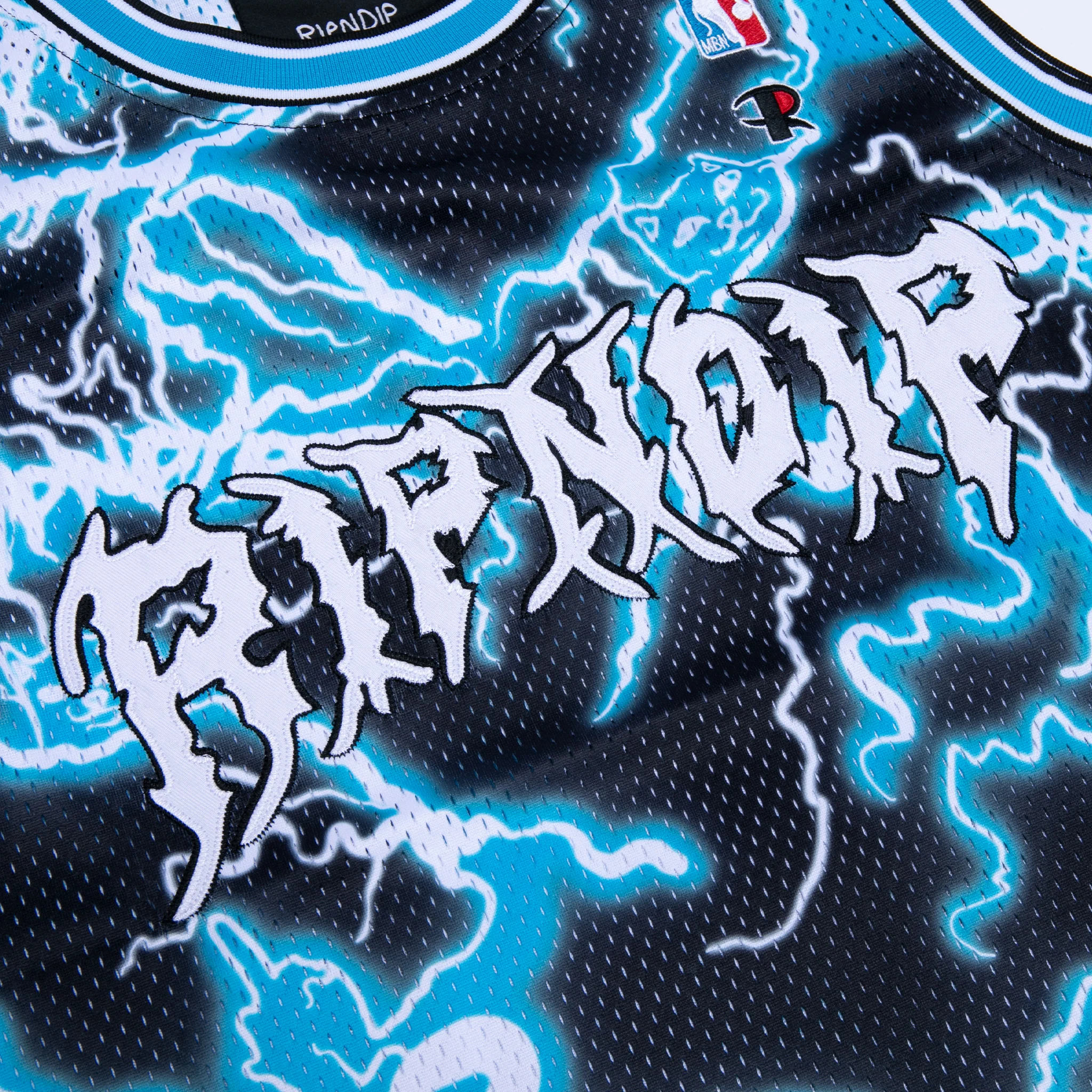 Nikola Basketball Jersey (Black/Blue) - Image 3