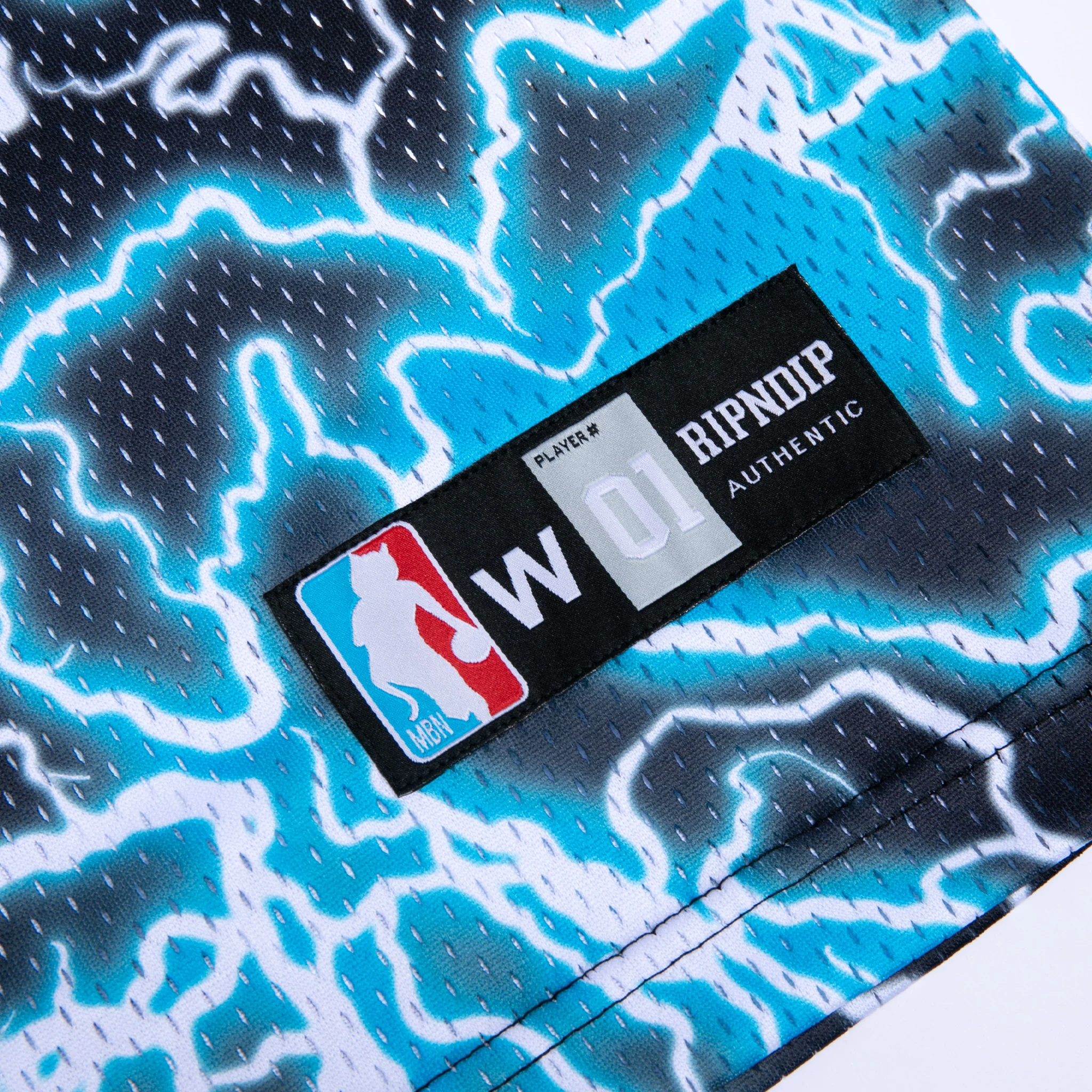 Nikola Basketball Jersey (Black/Blue) - Image 4