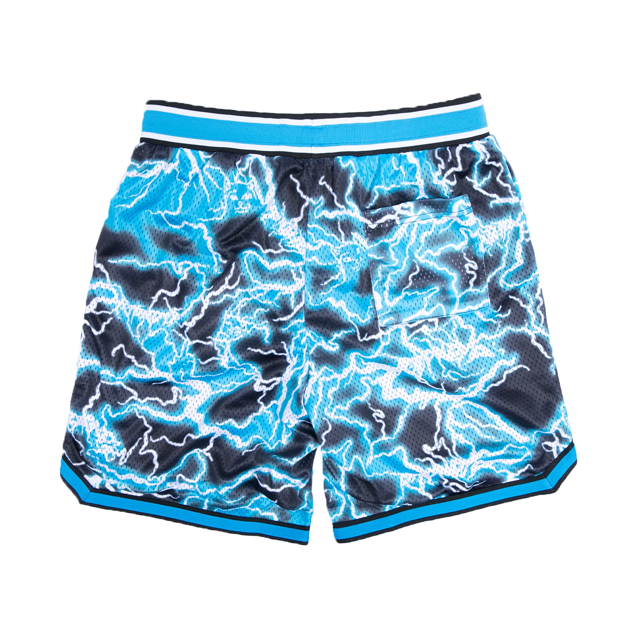 Nikola Basketball Shorts (Black/Blue) - Image 2