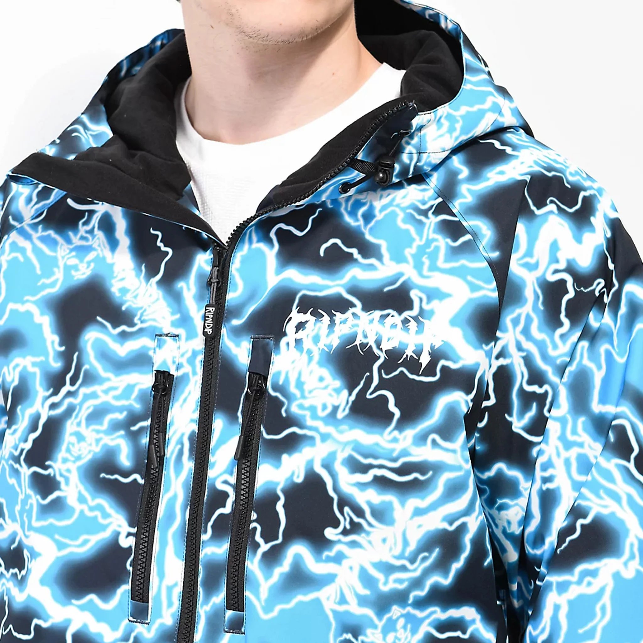 Nikola Snowboard Jacket (Black / Blue) - Image 6