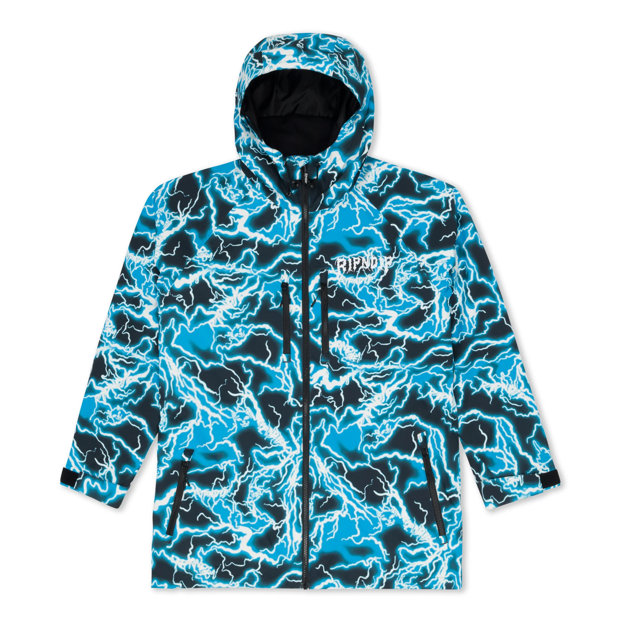 Nikola Snowboard Jacket (Black / Blue) - Image 7