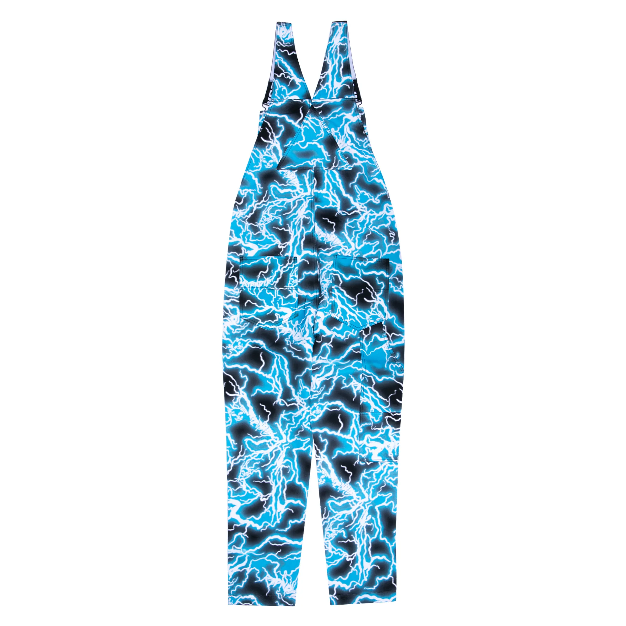 Nikola Twill Overalls (Black/Blue) - Image 5