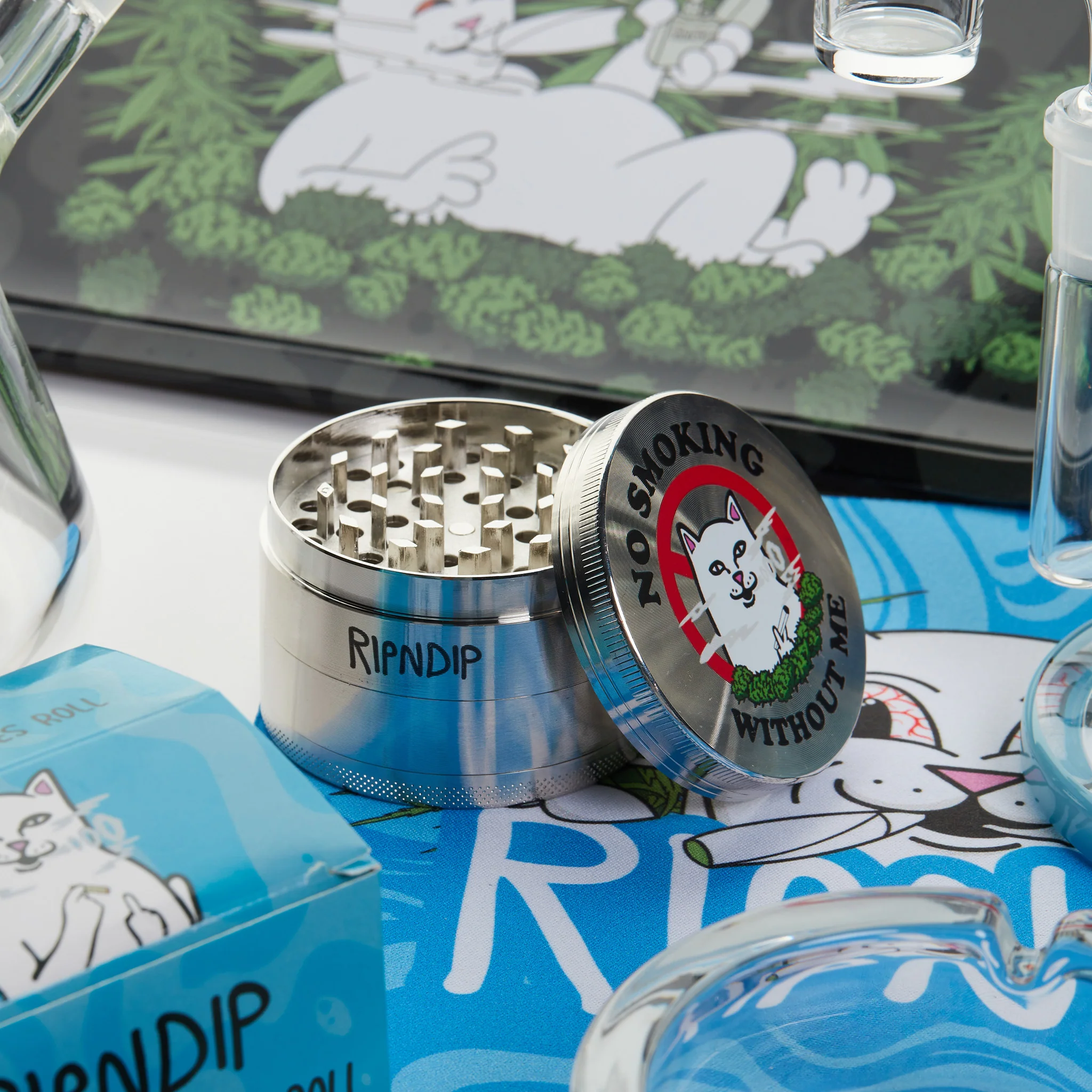 No Smoking Grinder (Silver) - Image 2
