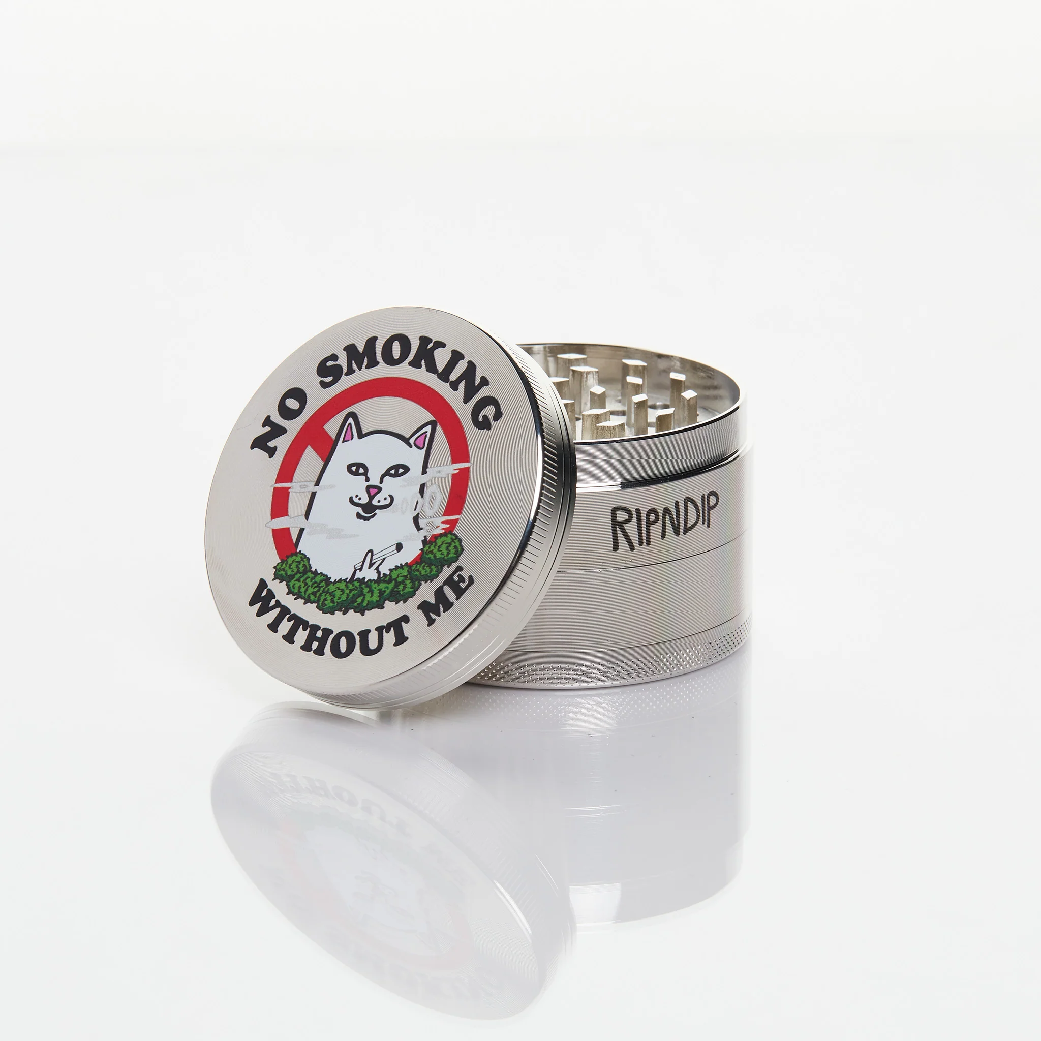 No Smoking Grinder (Silver) - Image 3