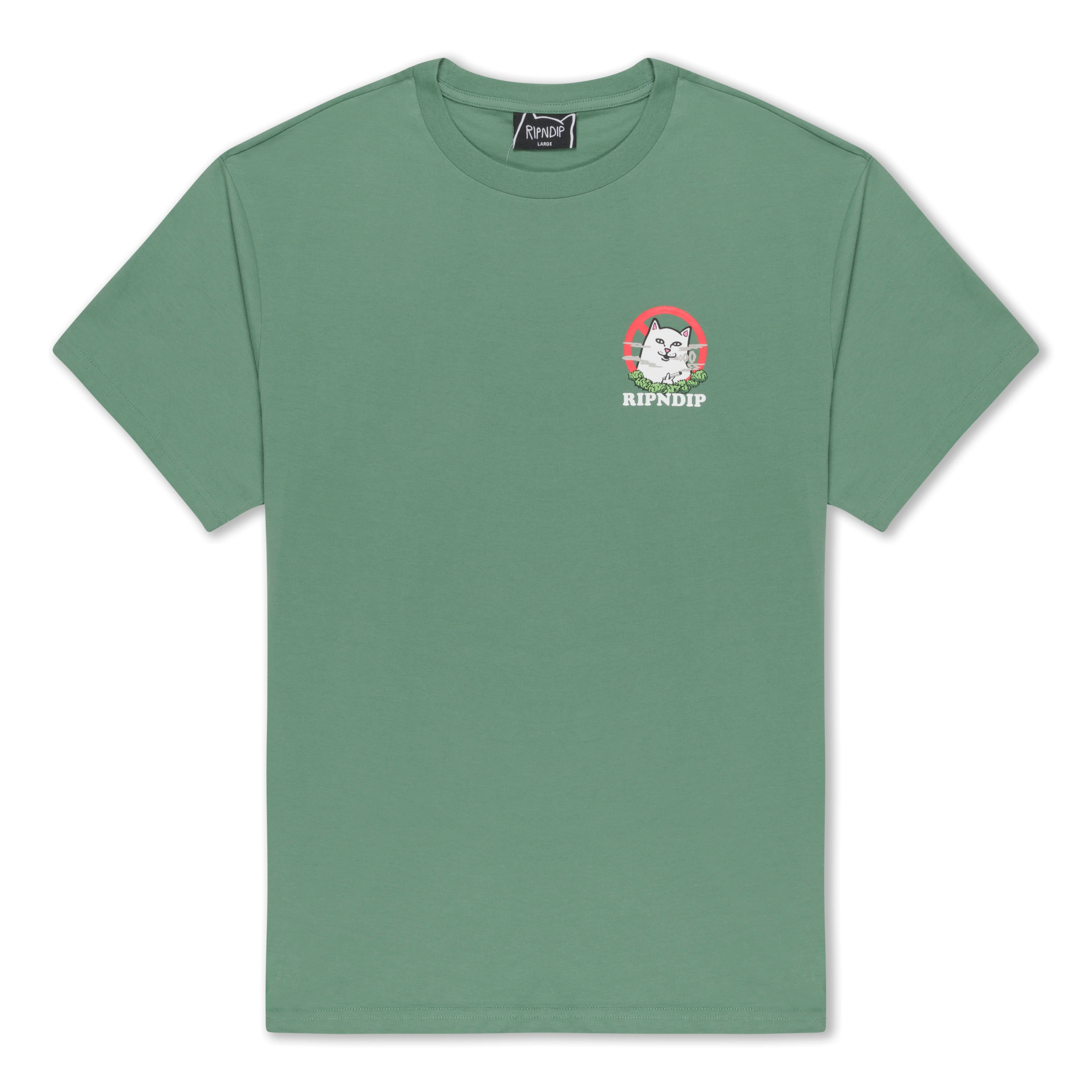 No Smoking Tee (Light Olive)