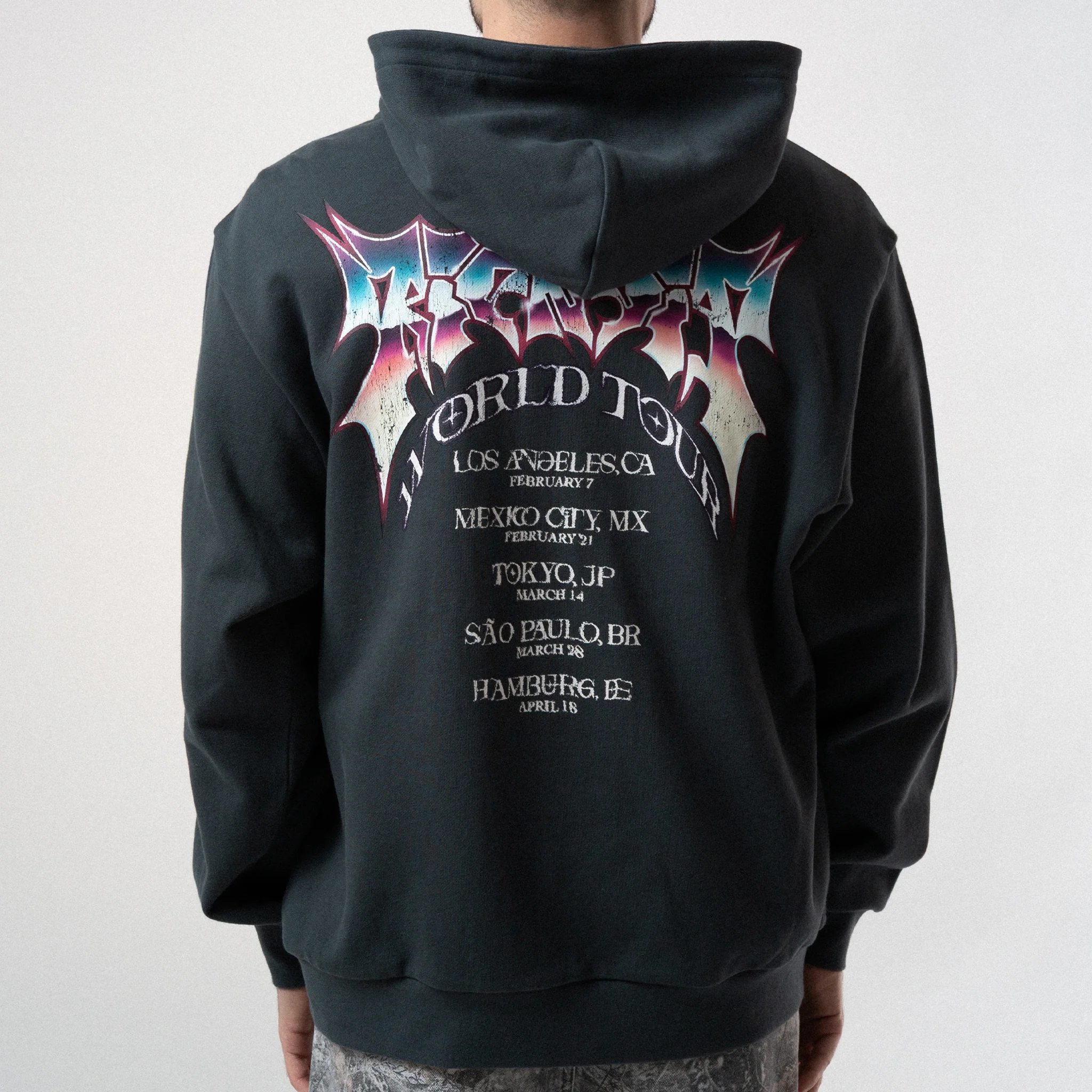 Noid Zip Hoodie (Dark Charcoal) - Image 3