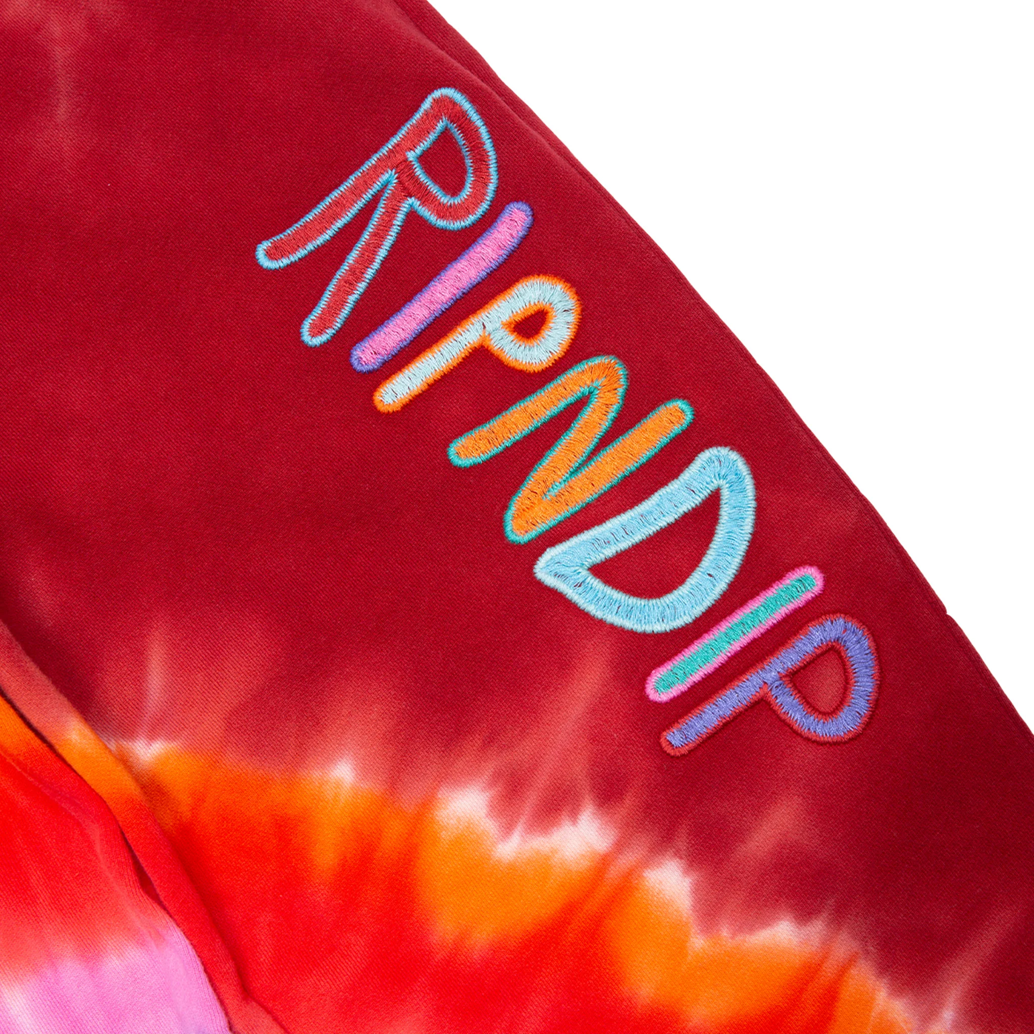 OG Prisma Embroidered Sweatpants (Red Tie Dye) - Image 4