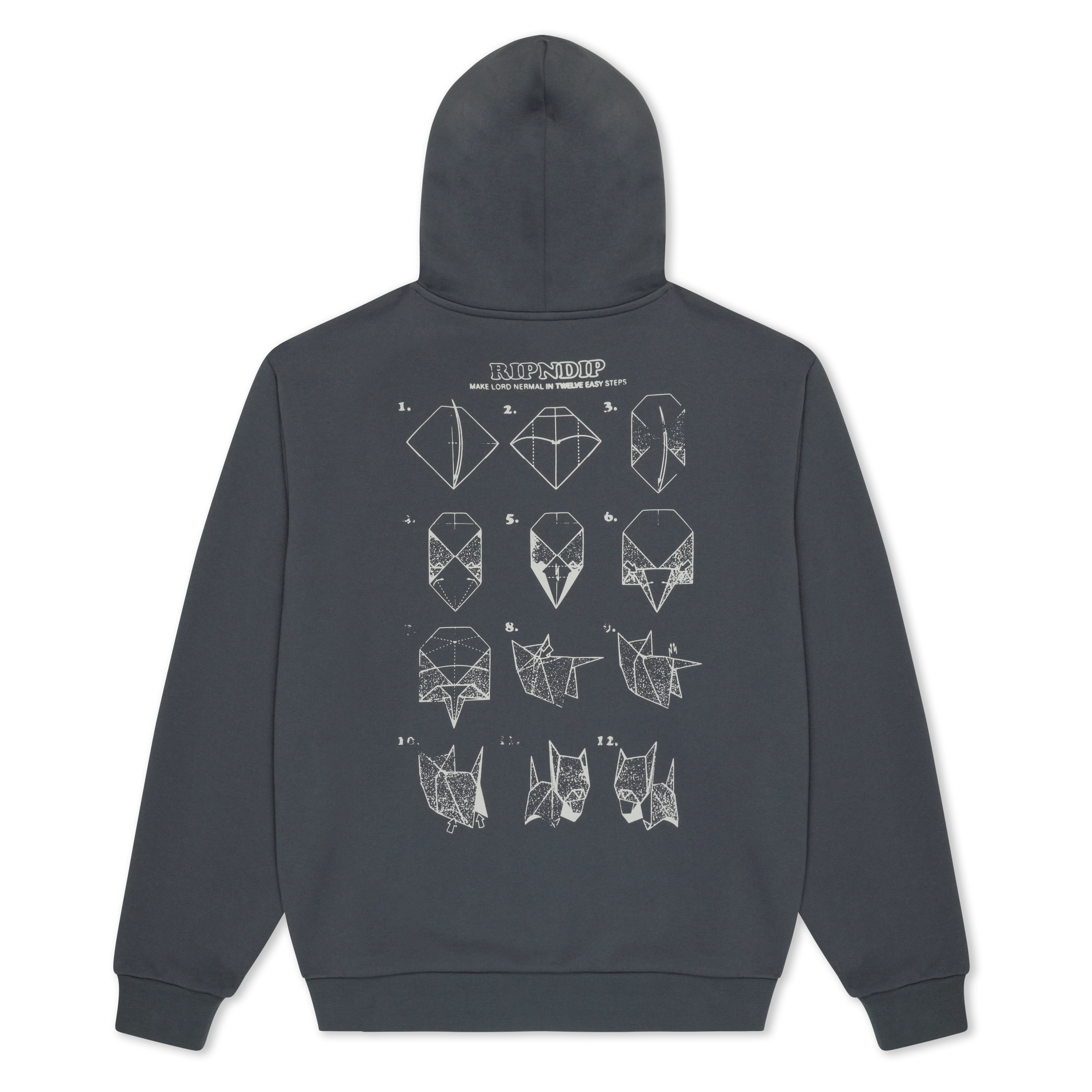 Origami Hoodie (Charcoal) - Image 3