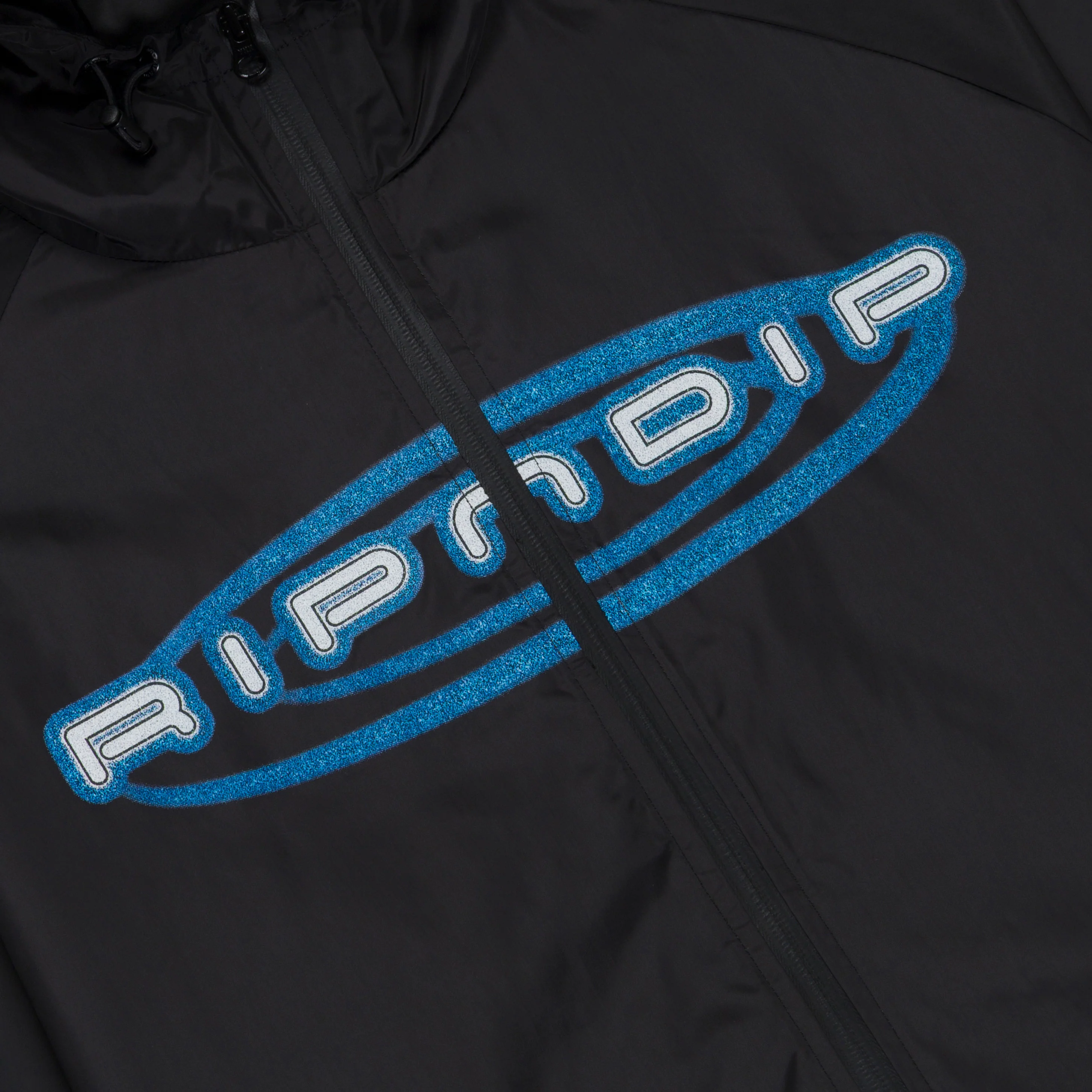 Otis Zip Up Hooded Jacket (Black) - Image 4