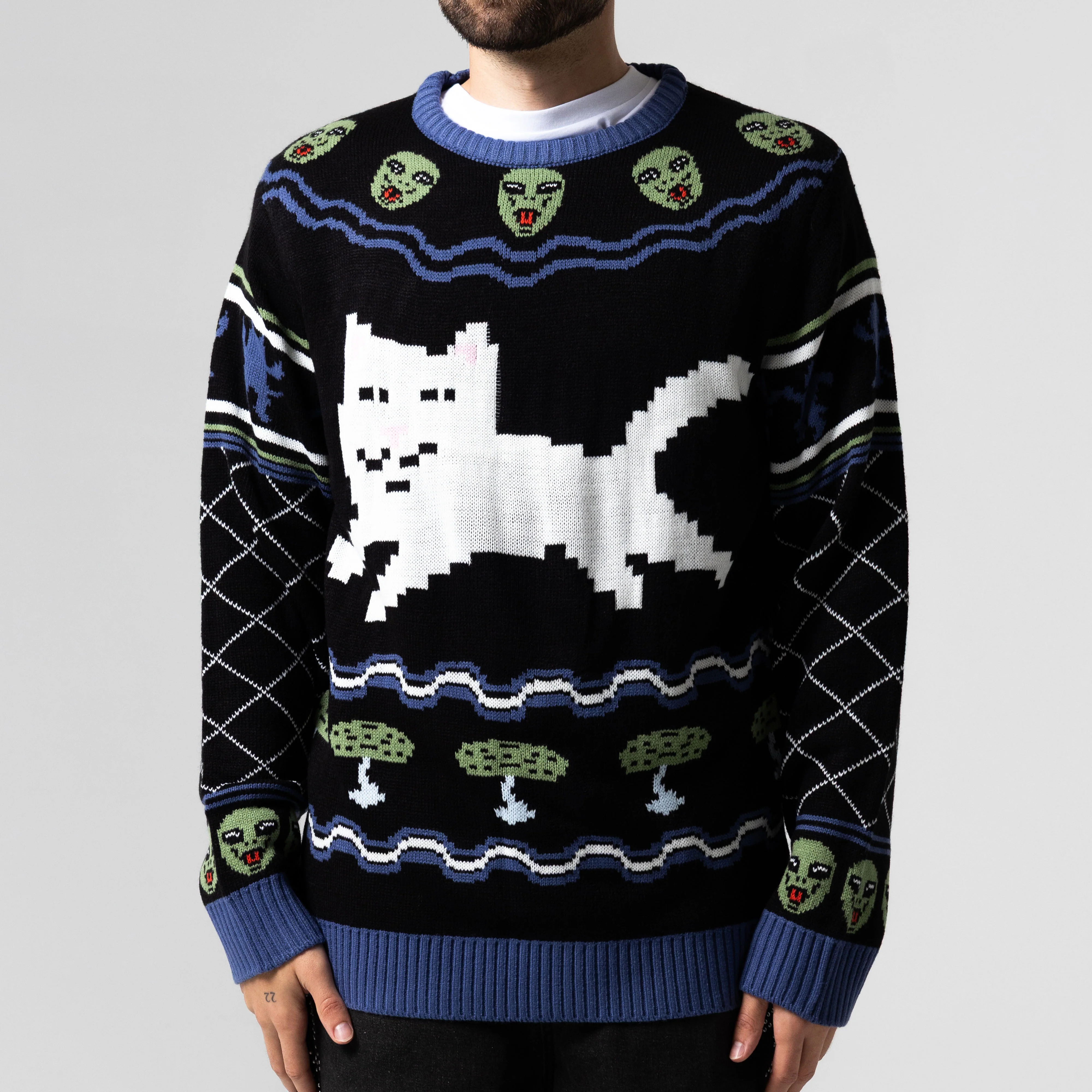 Out Of This World Knit Sweater (Black) - Image 3
