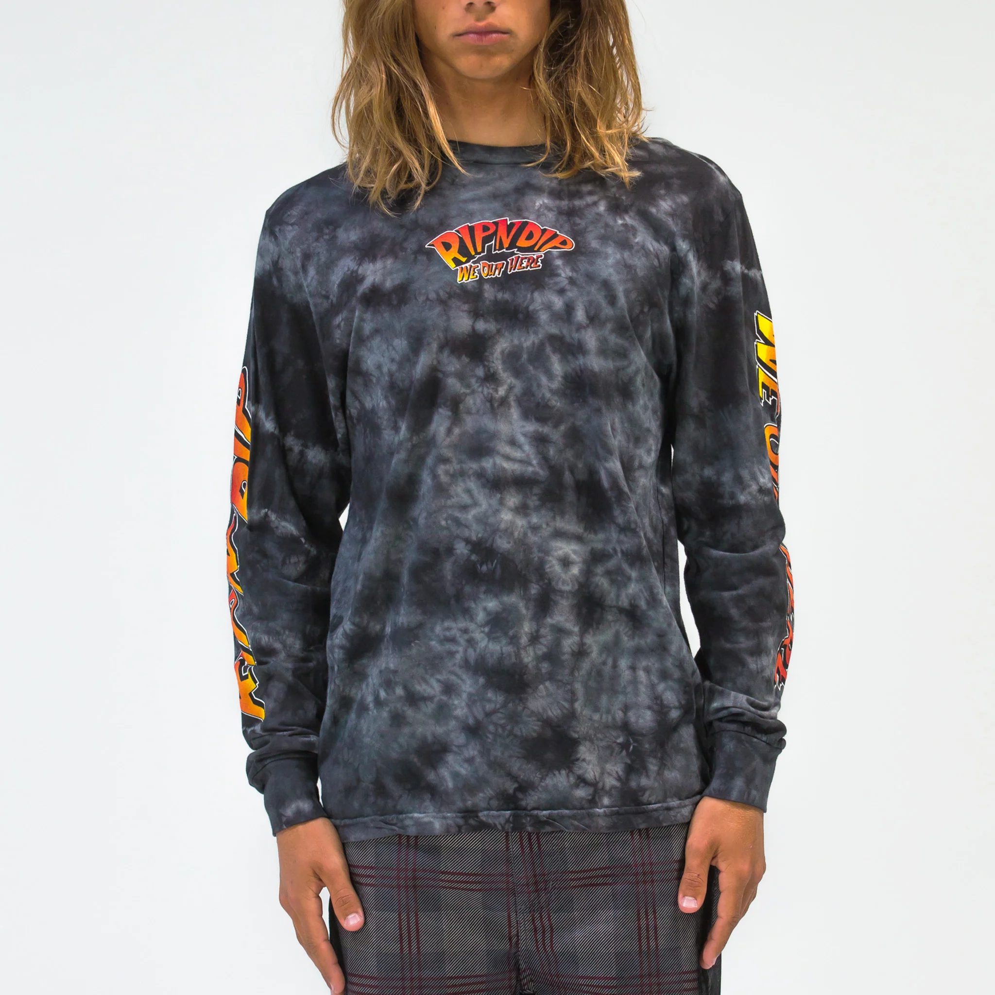 Out Of This World Long Sleeve (Black Lightning Wash) - Image 2