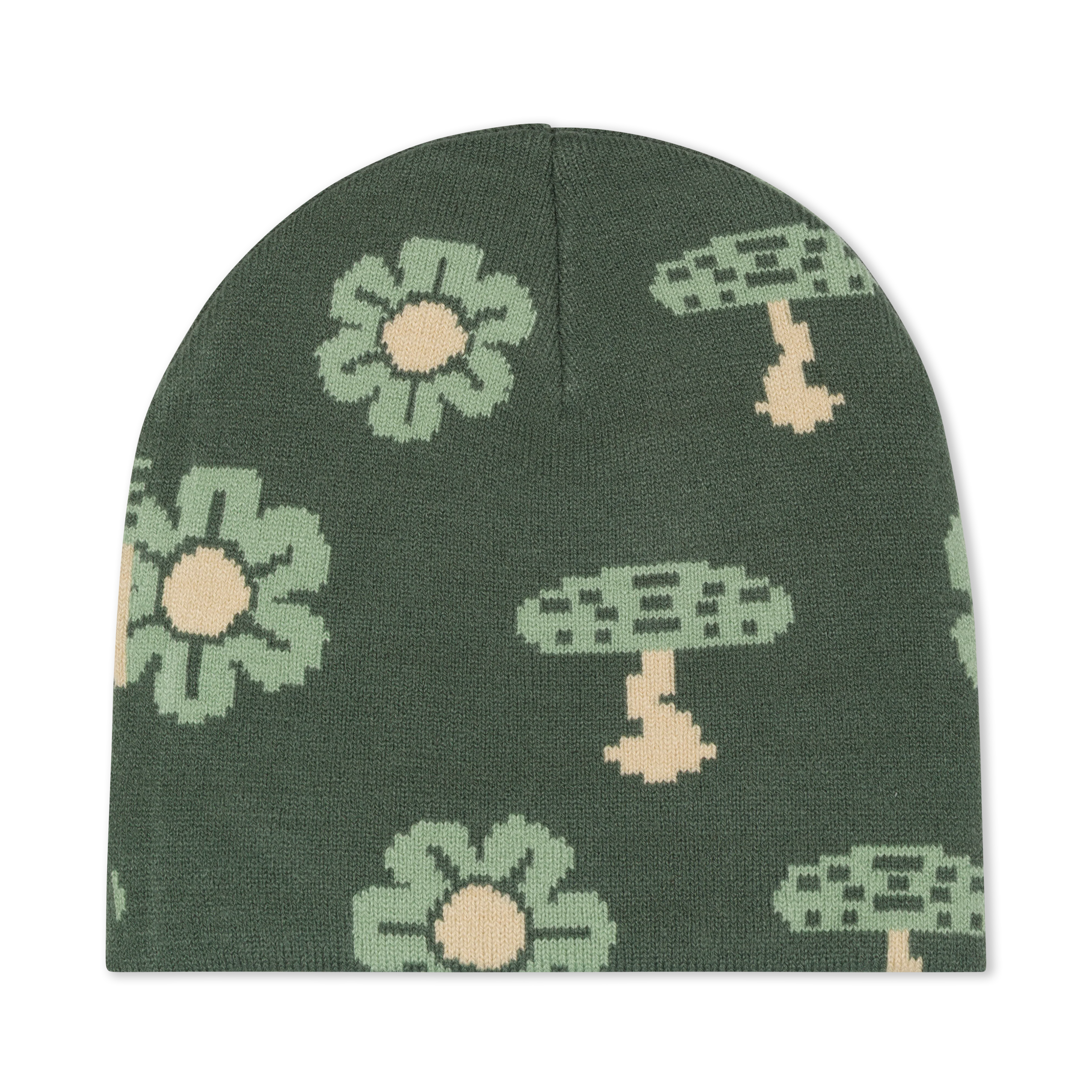 Out Of This World Skull Beanie (Sage Green) - Image 2