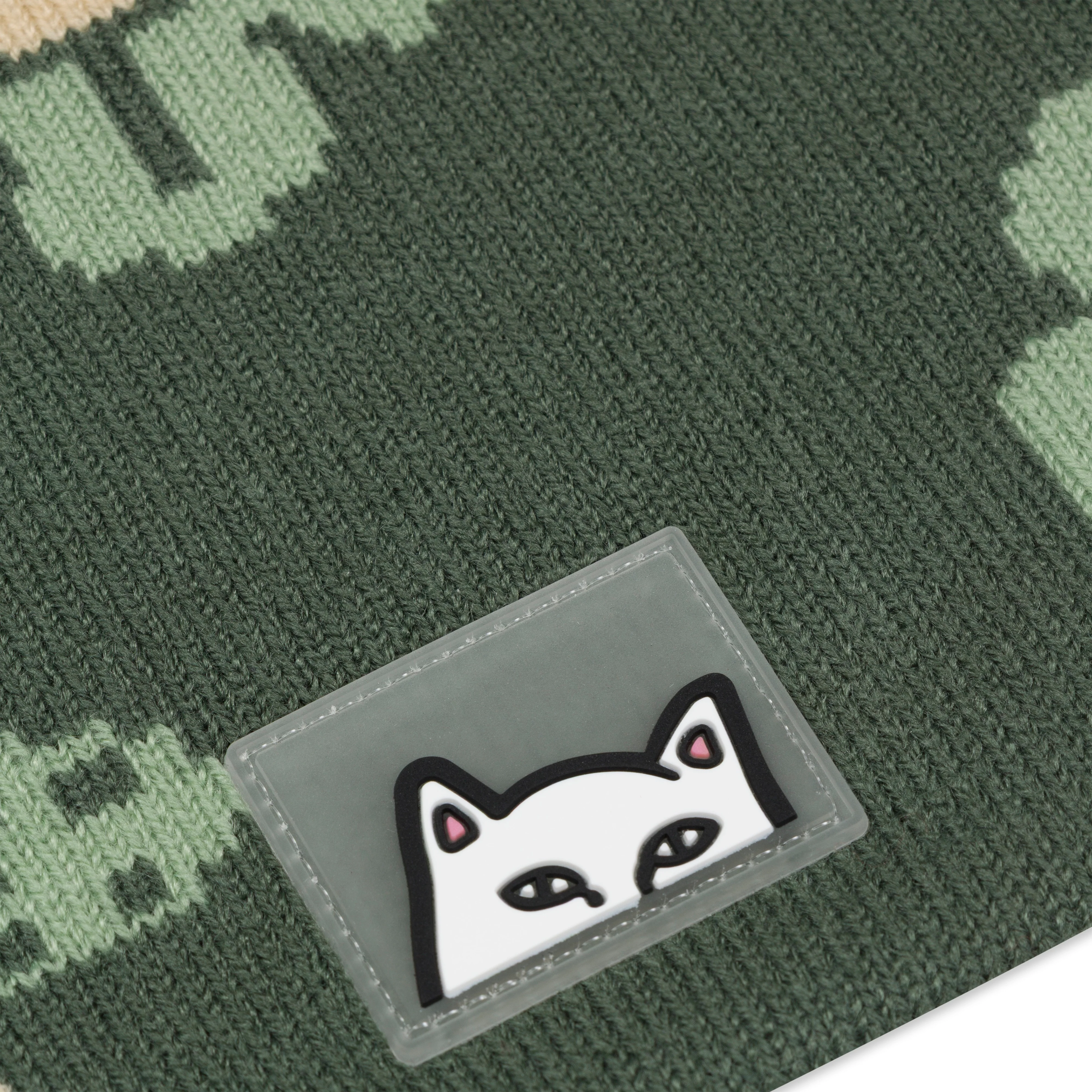 Out Of This World Skull Beanie (Sage Green) - Image 3
