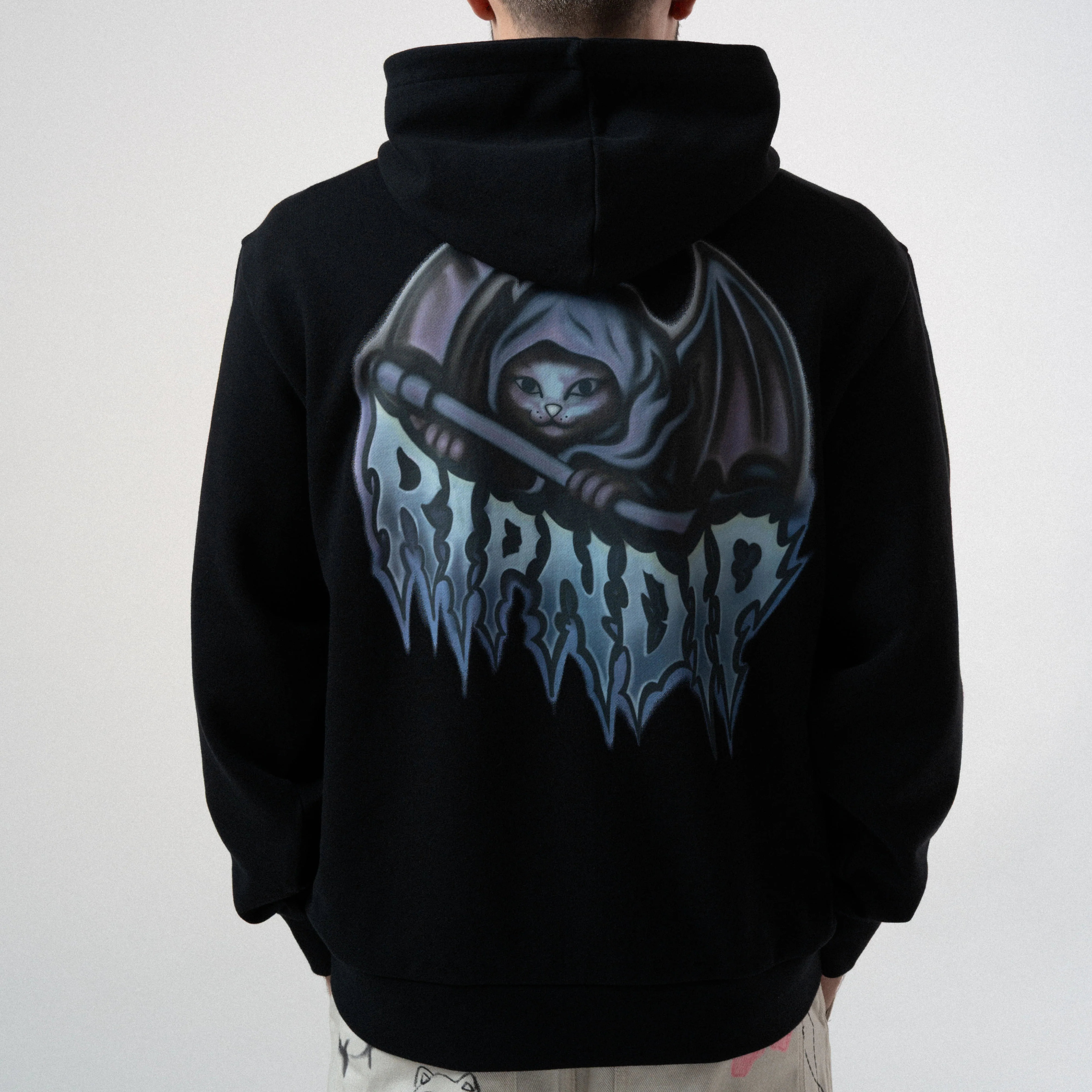 Out Of Time Hoodie (Black) - Image 2