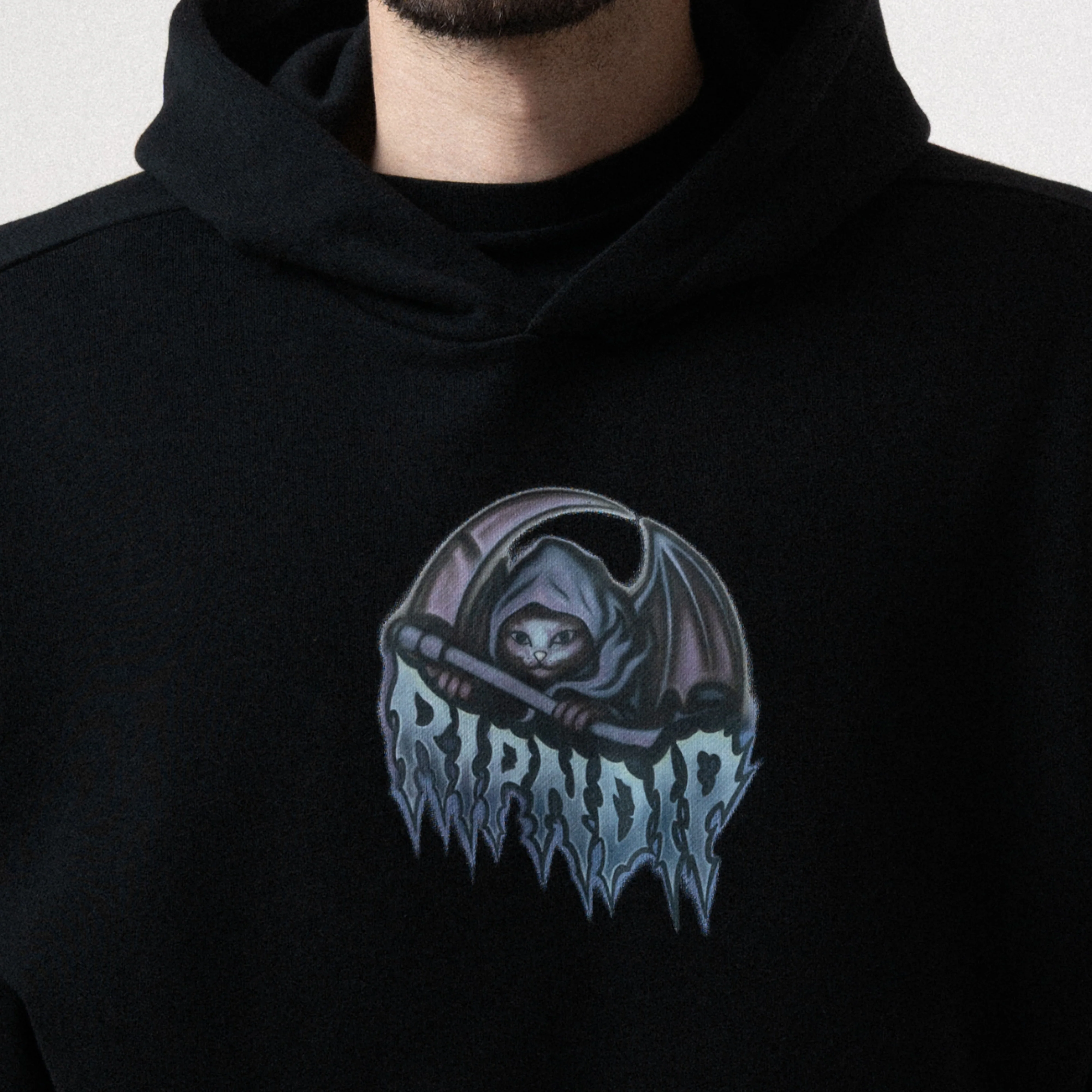 Out Of Time Hoodie (Black) - Image 5