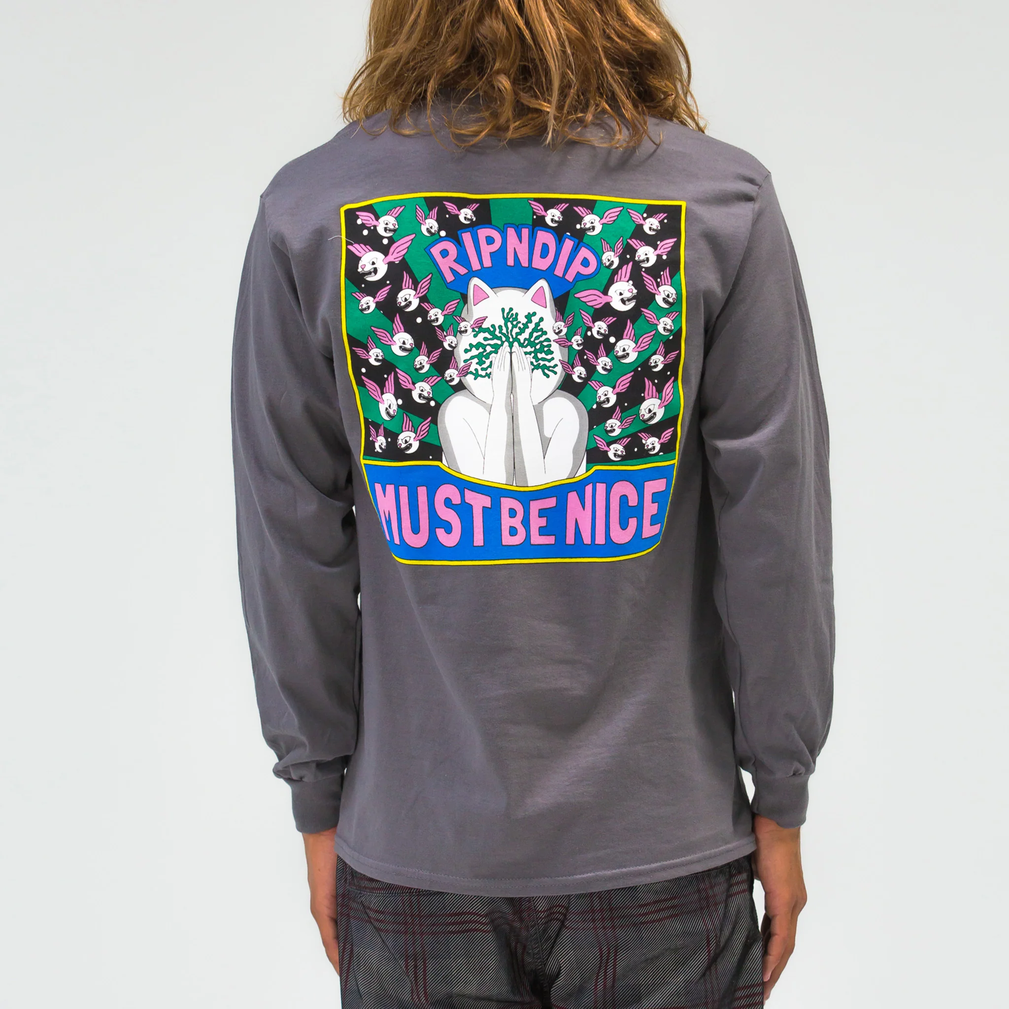 Overthinking Long Sleeve (Charcoal) - Image 2