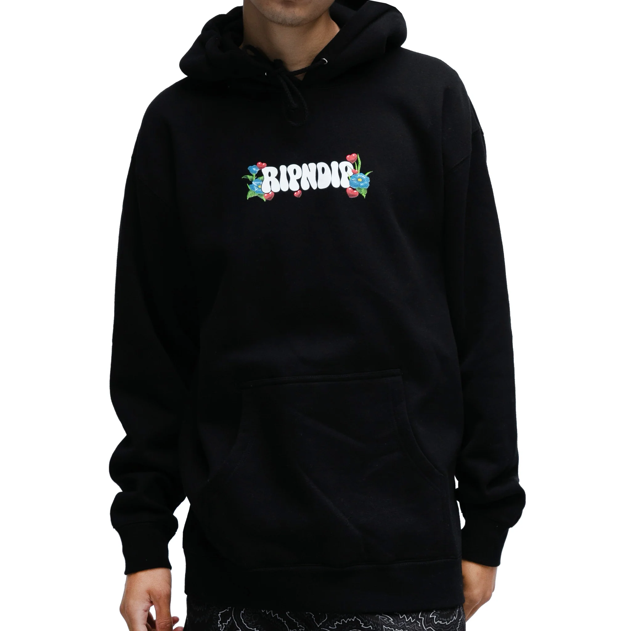 Peace Love Ripndip Hoodie (Black) - Image 2